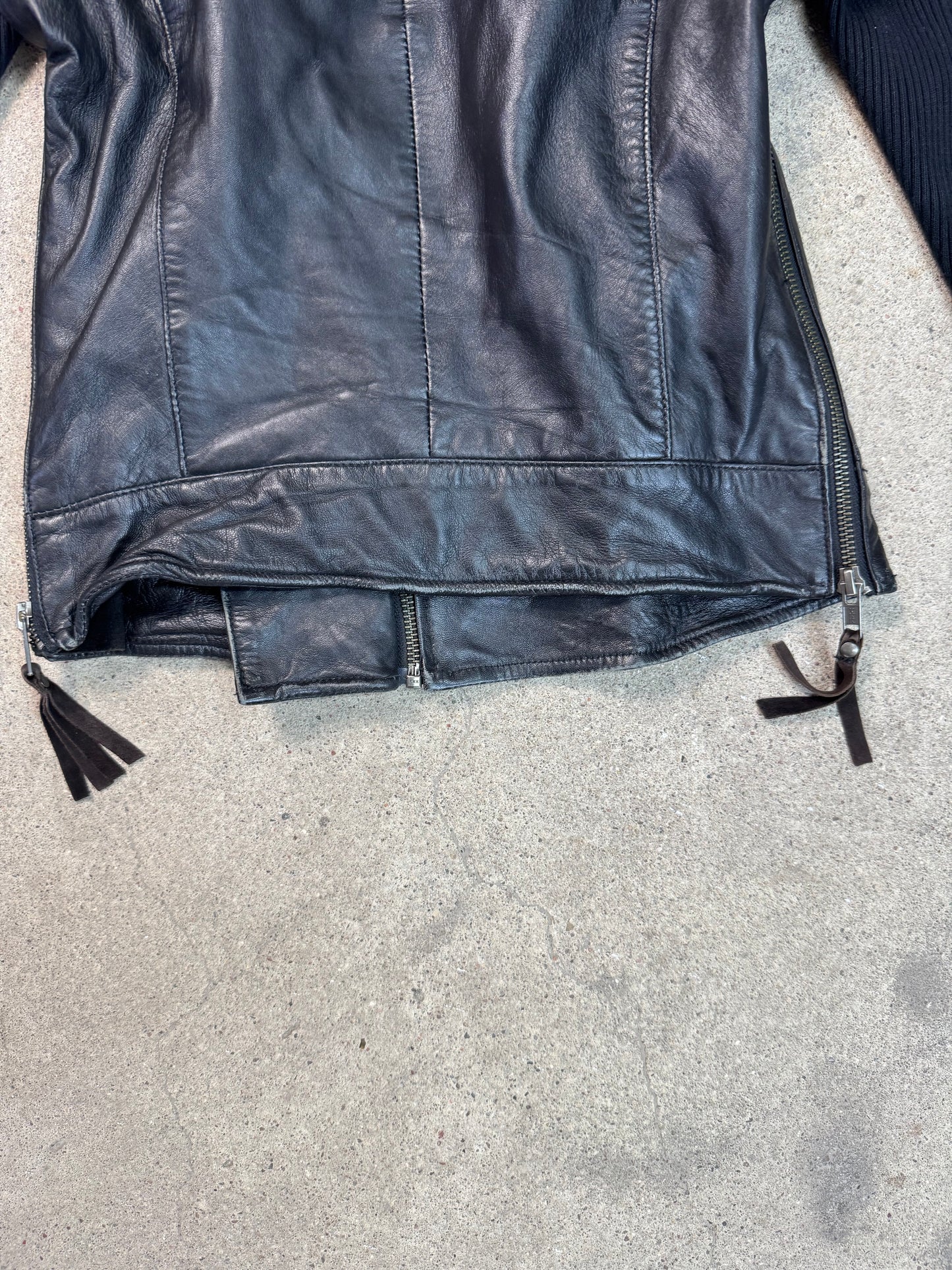 Vintage Lederjacke (XS)