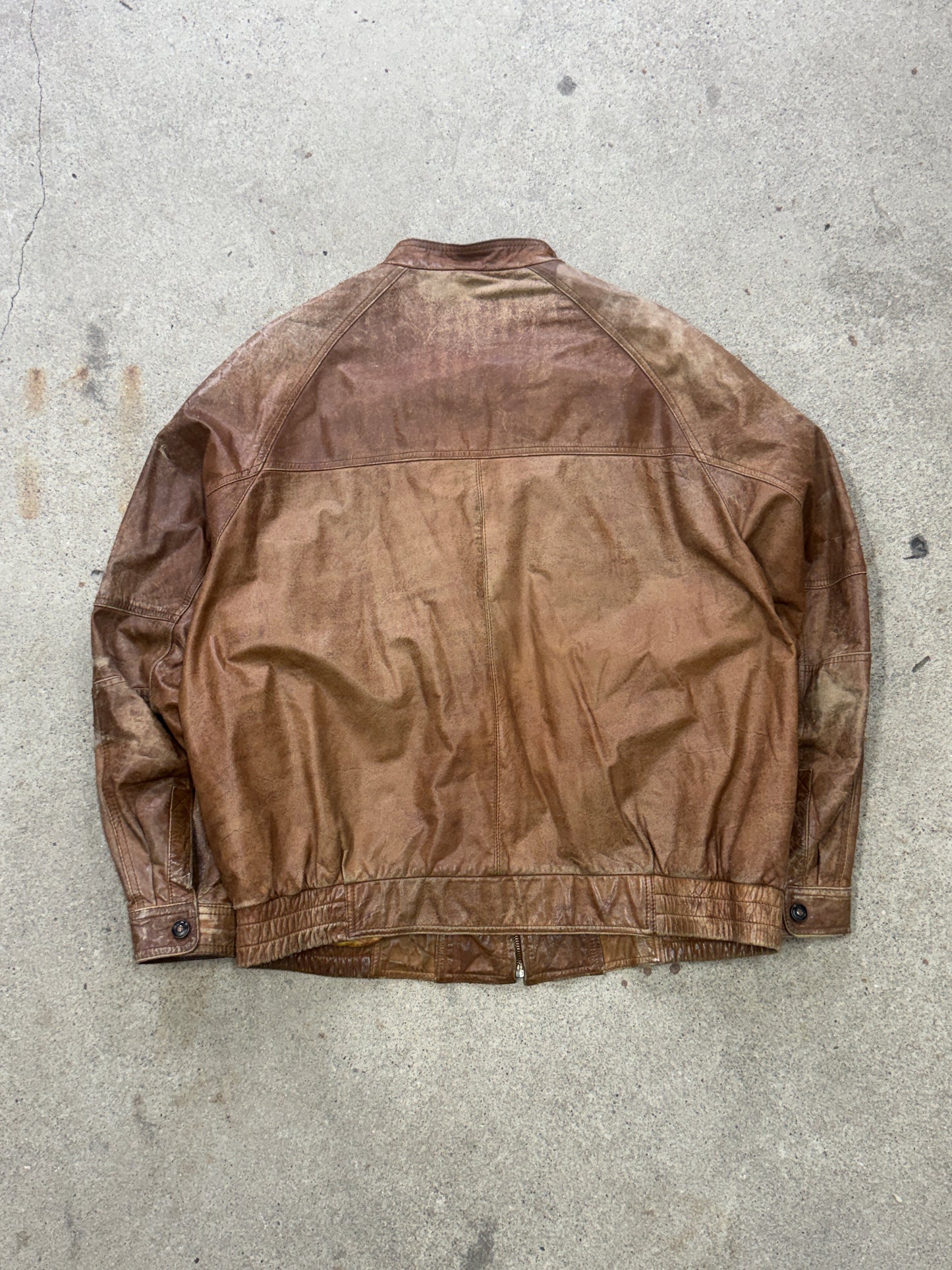 Vintage Lederjacke | 60 | XXL