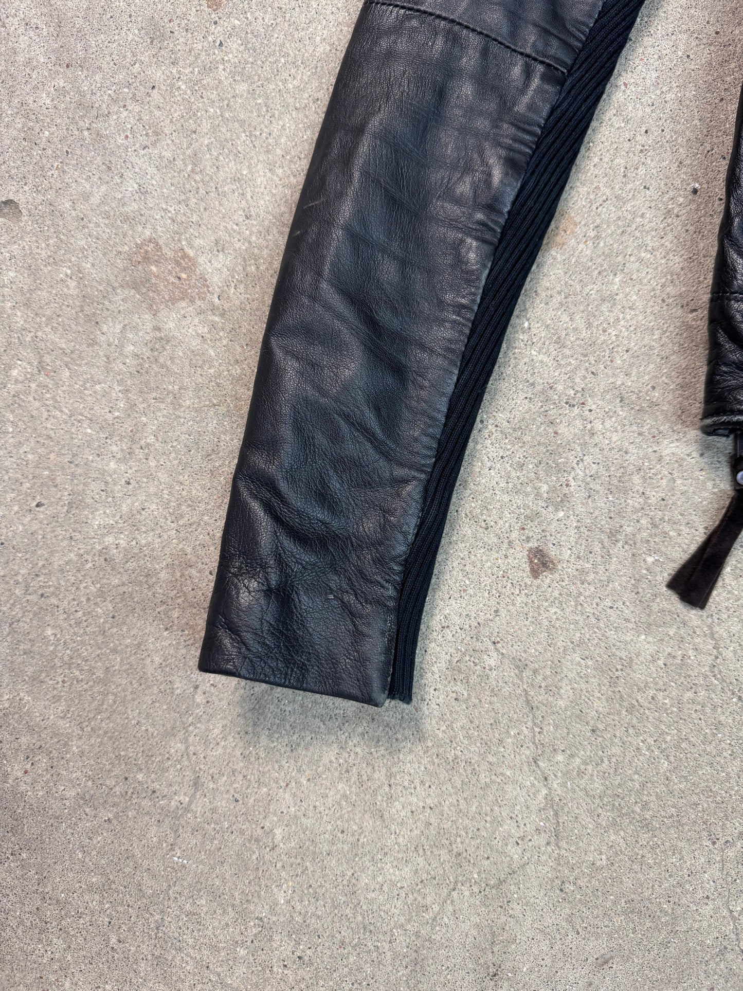 Vintage Lederjacke (XS)