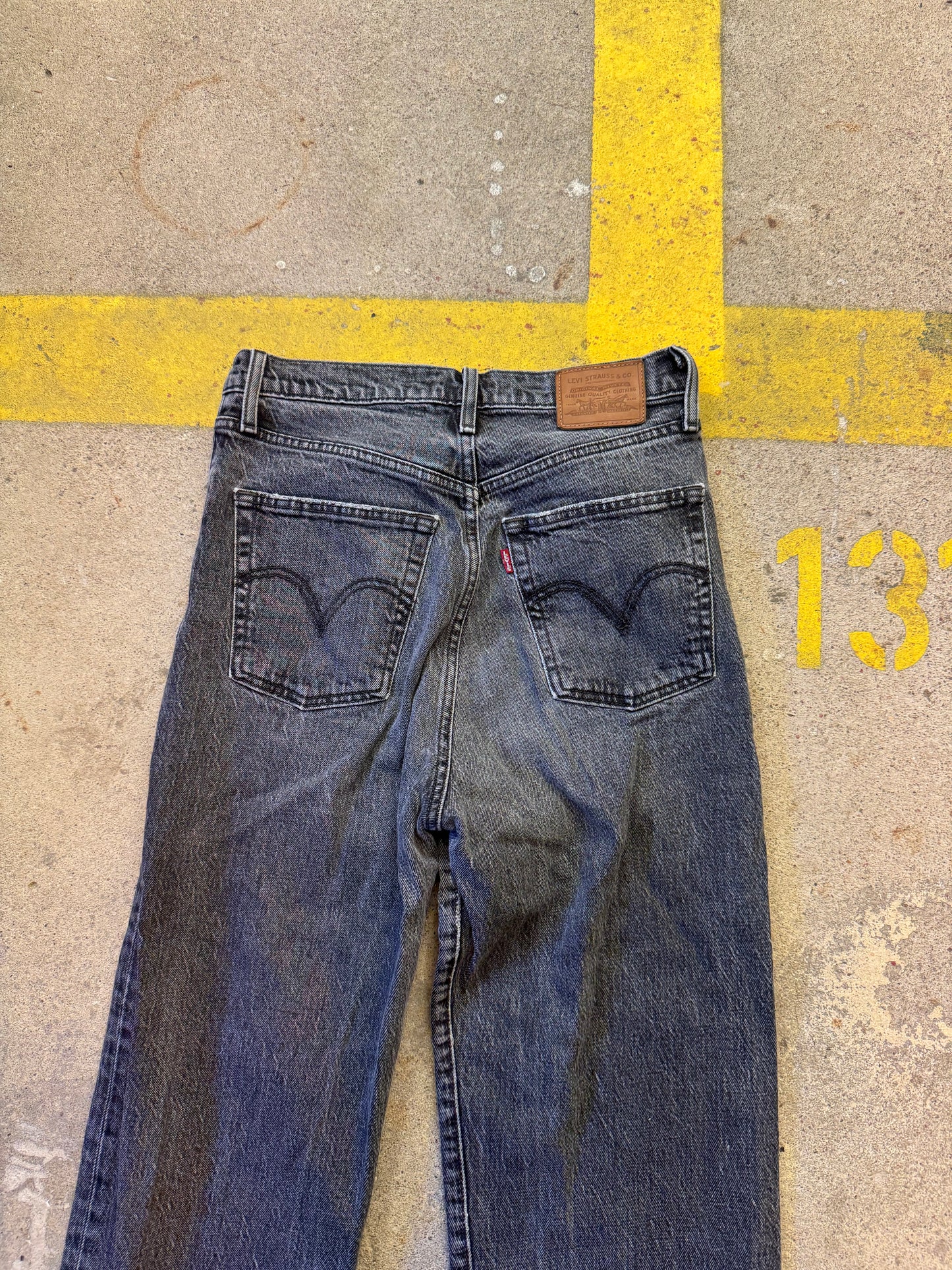 Levis Ribcage Straight Ankle Jeanshose