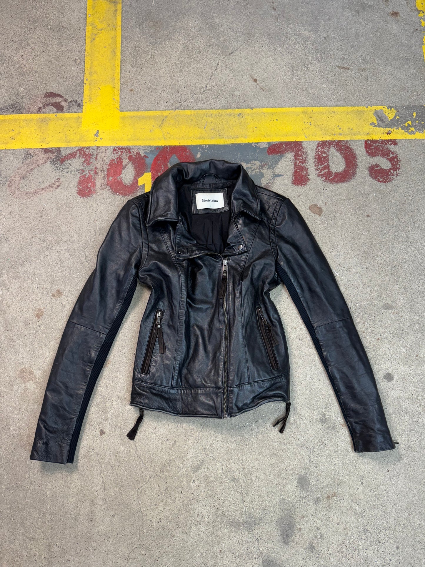 Vintage Lederjacke (XS)