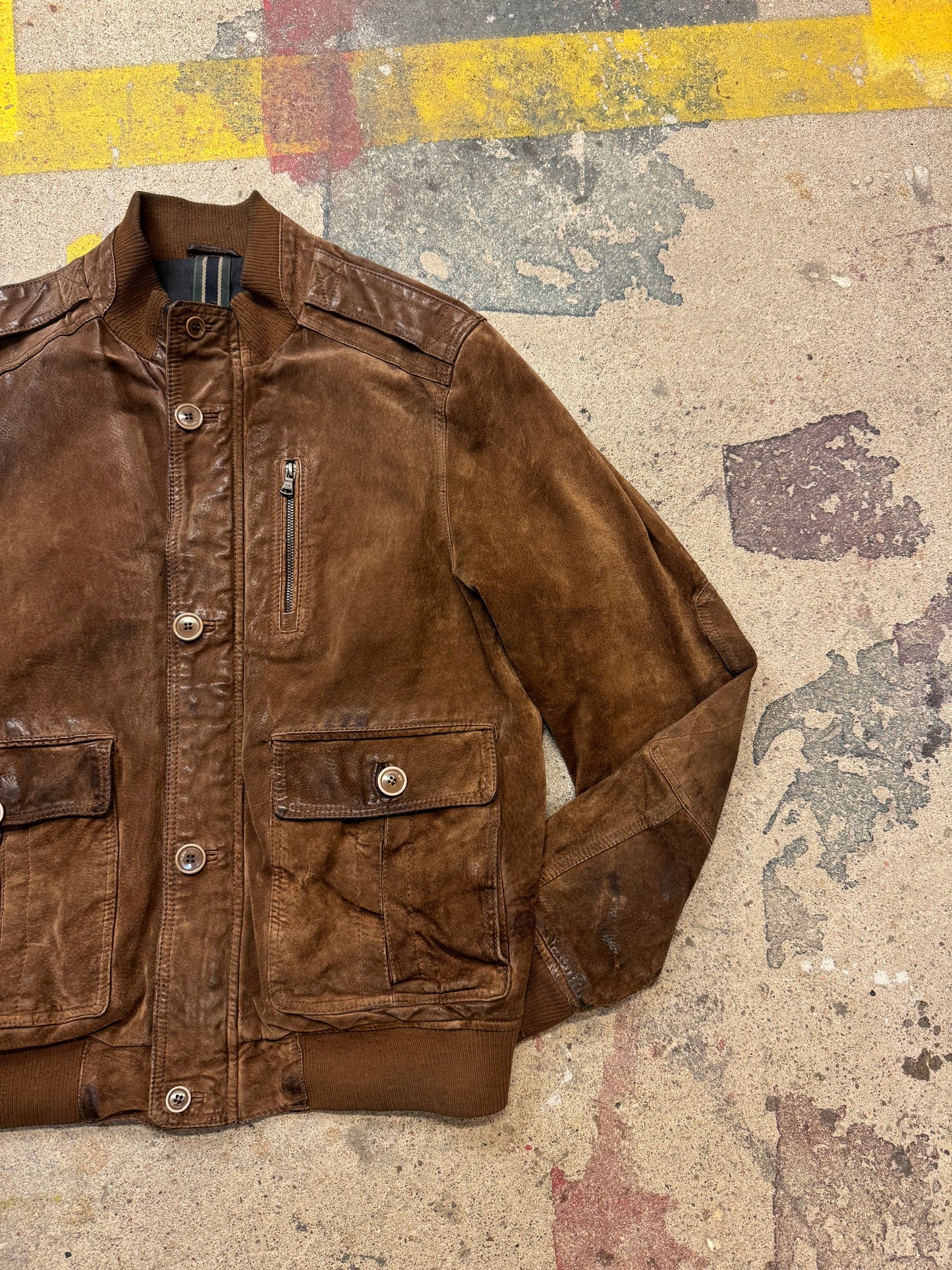 Lederjacke