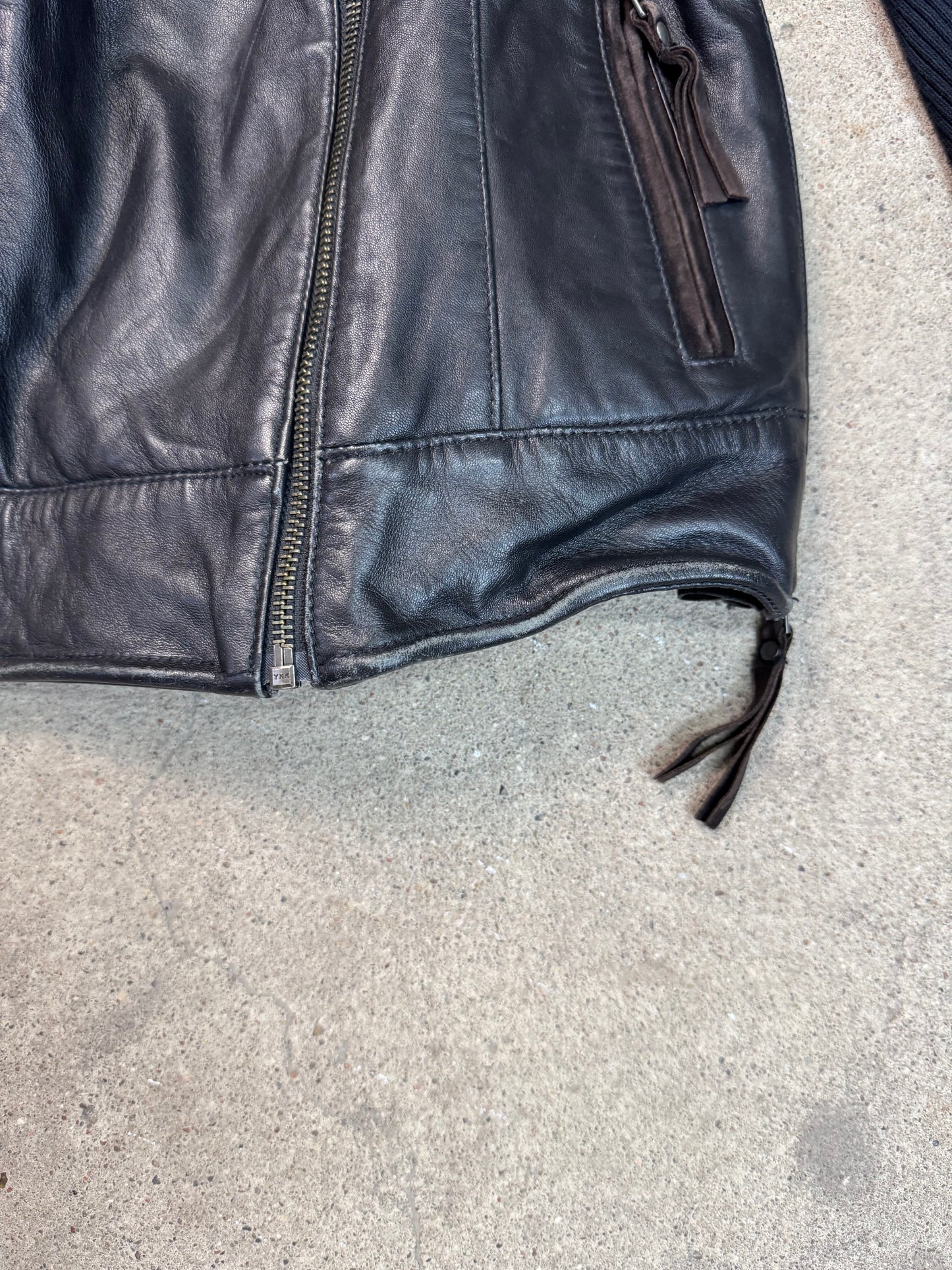 Vintage Lederjacke (XS)