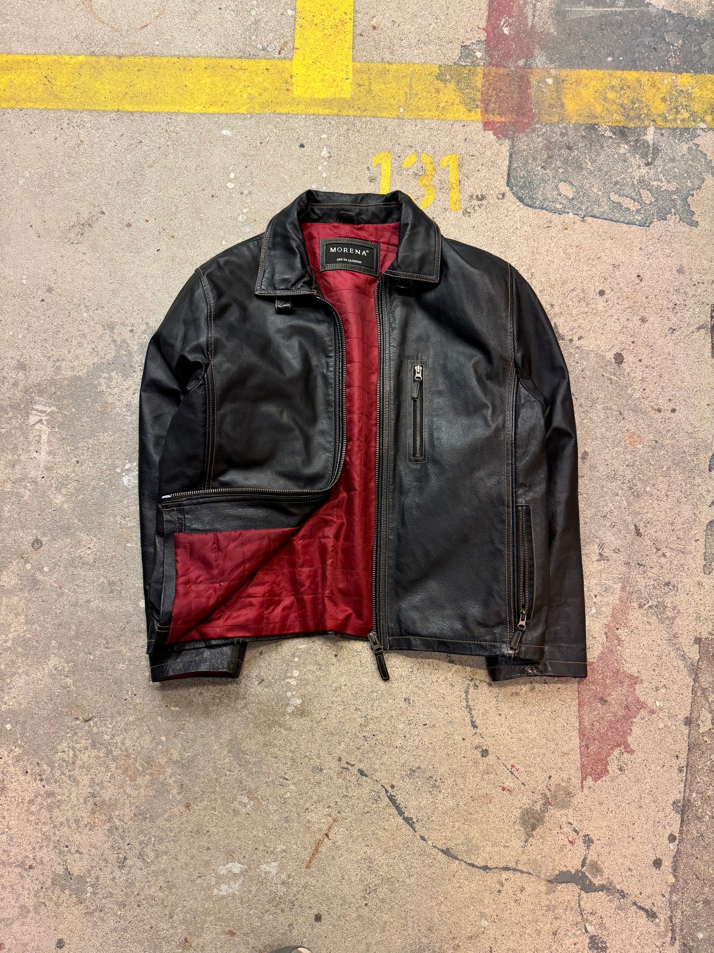 Lederjacke