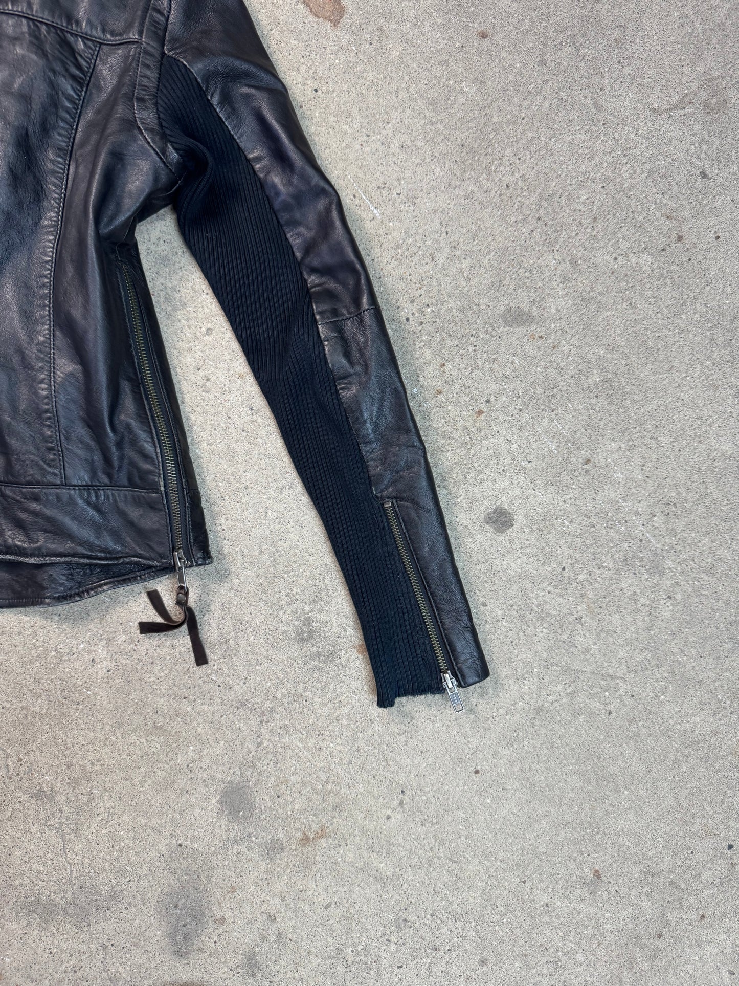 Vintage Lederjacke (XS)