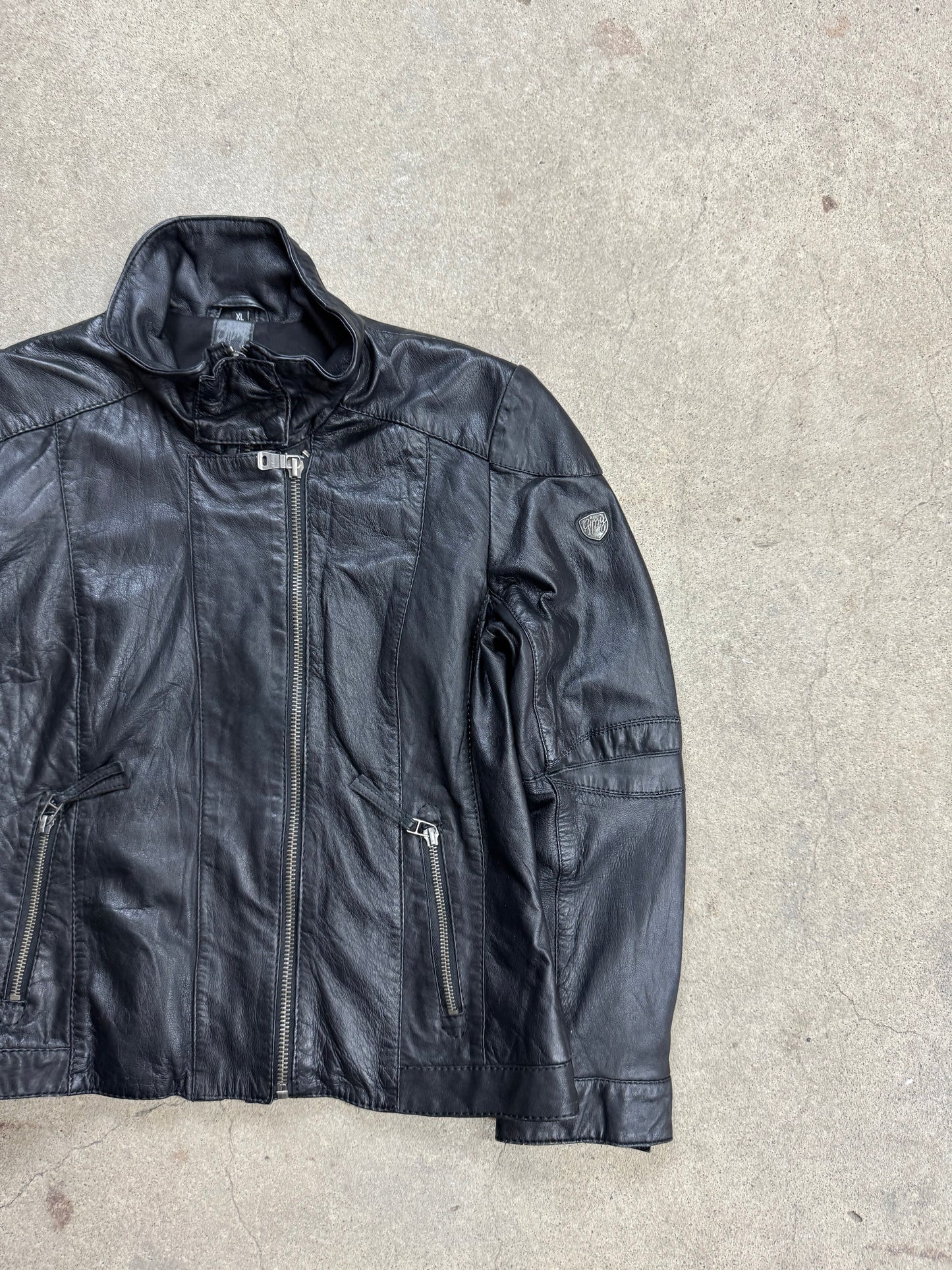 Lederjacke | Y2K | Gispy | XL