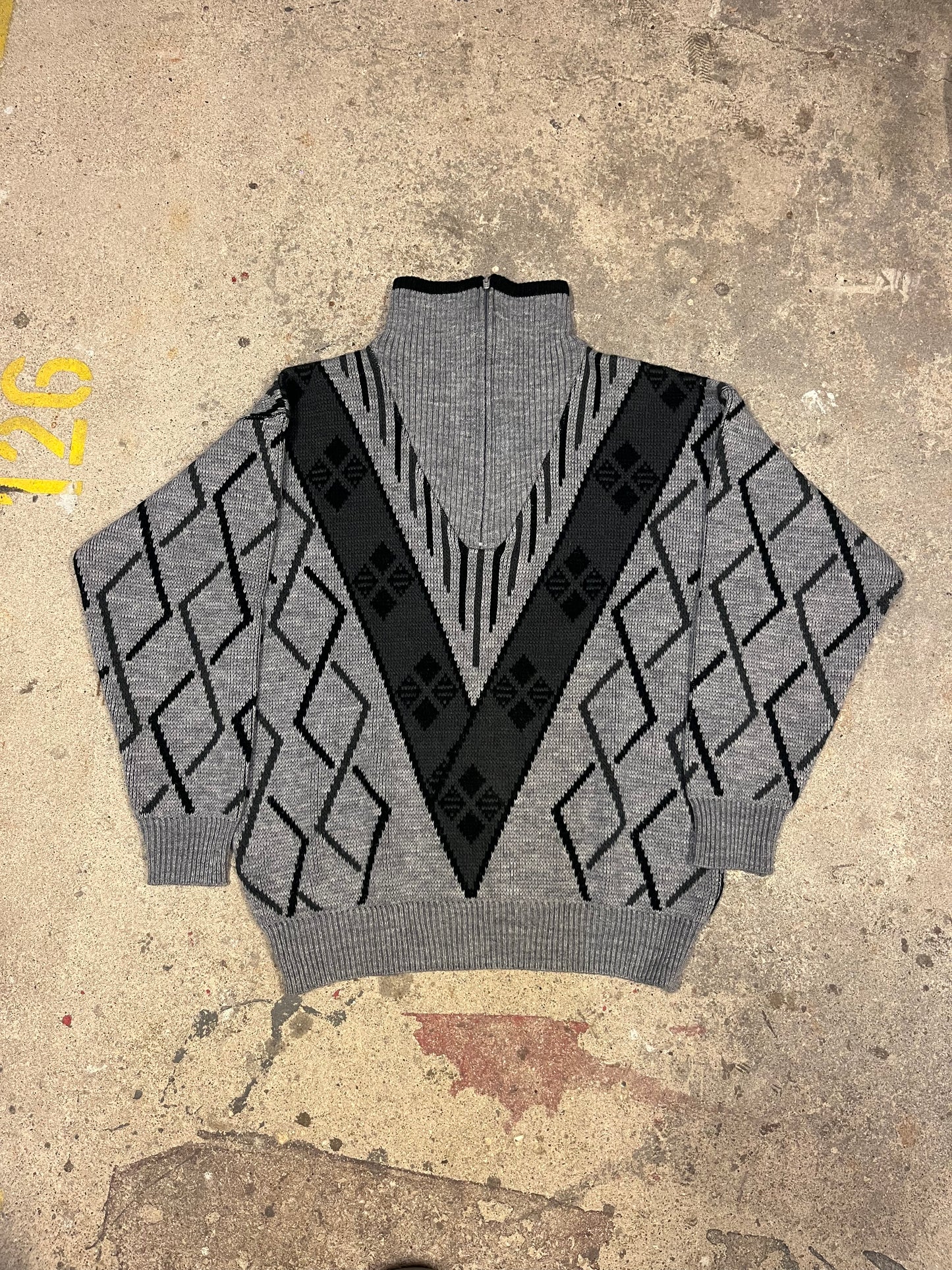 Herren Strickpullover in Grau