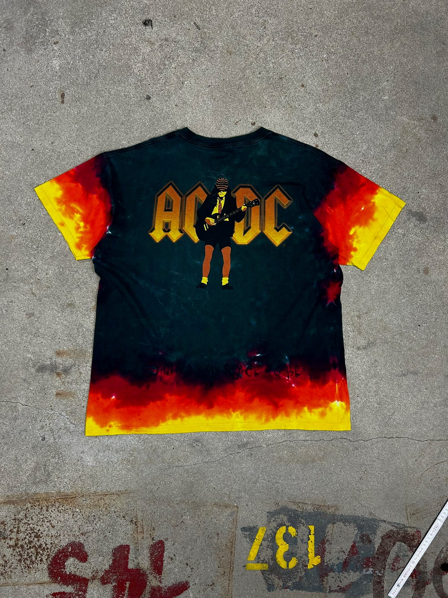 AC/DC The Razors Edge Tie Dye T-Shirt | XL