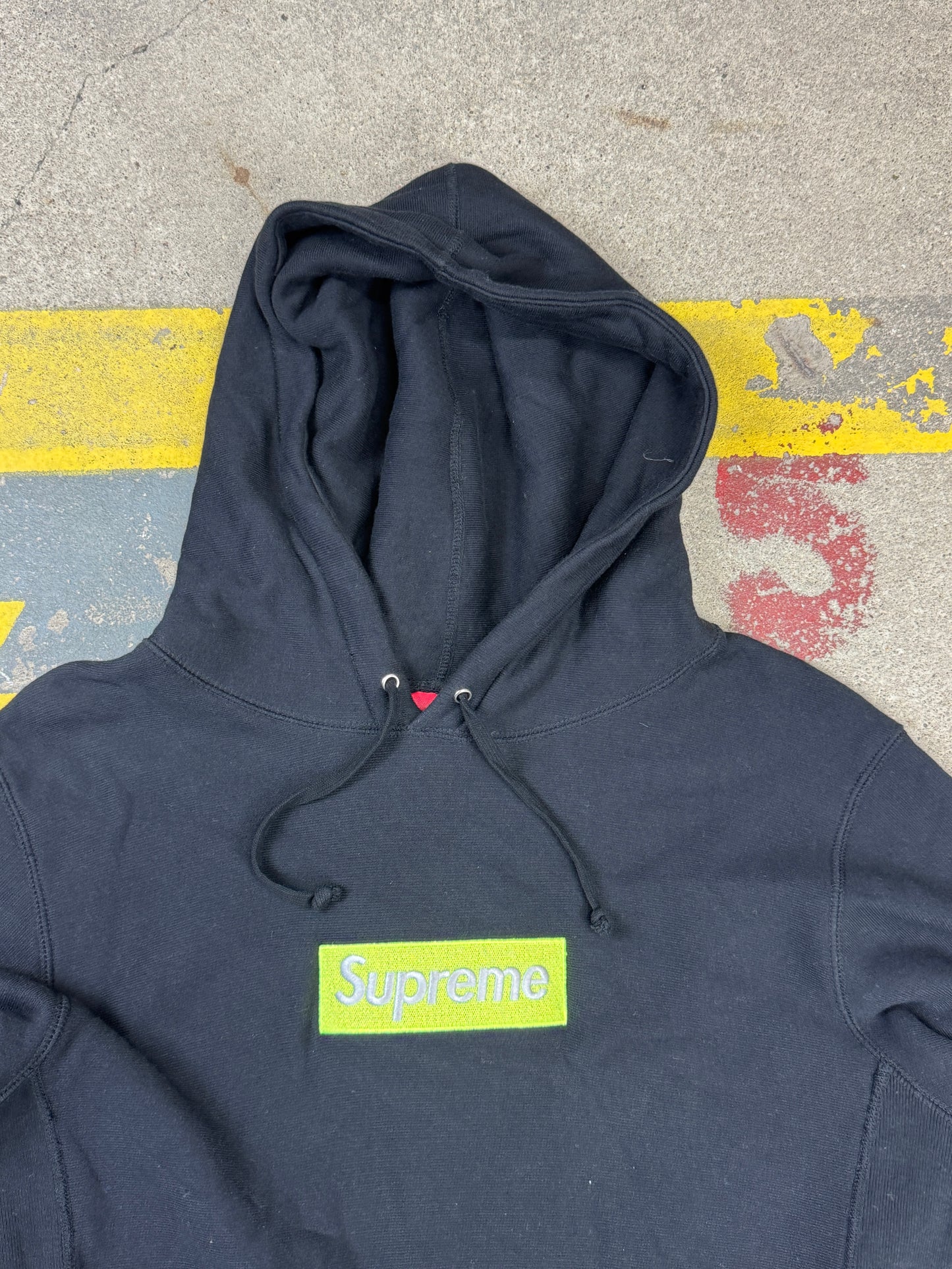 Supreme Box Logo Hooded Sweatshirt (fw17) Black | L
