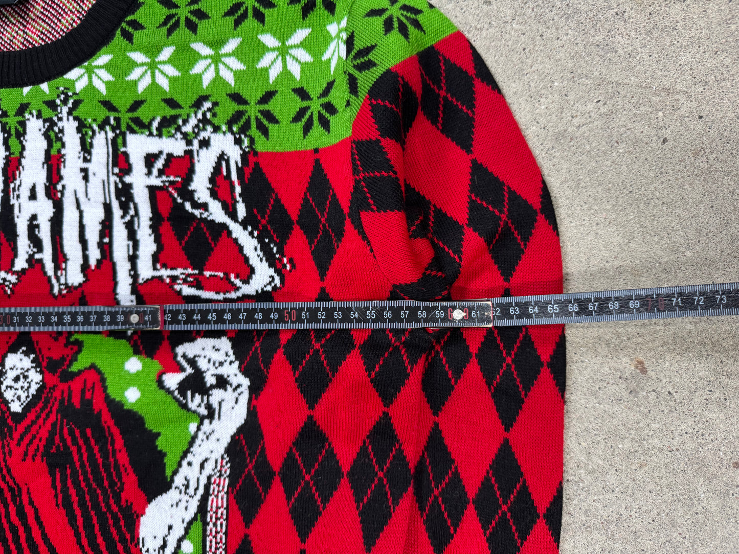 Strickpullover in Flames / L