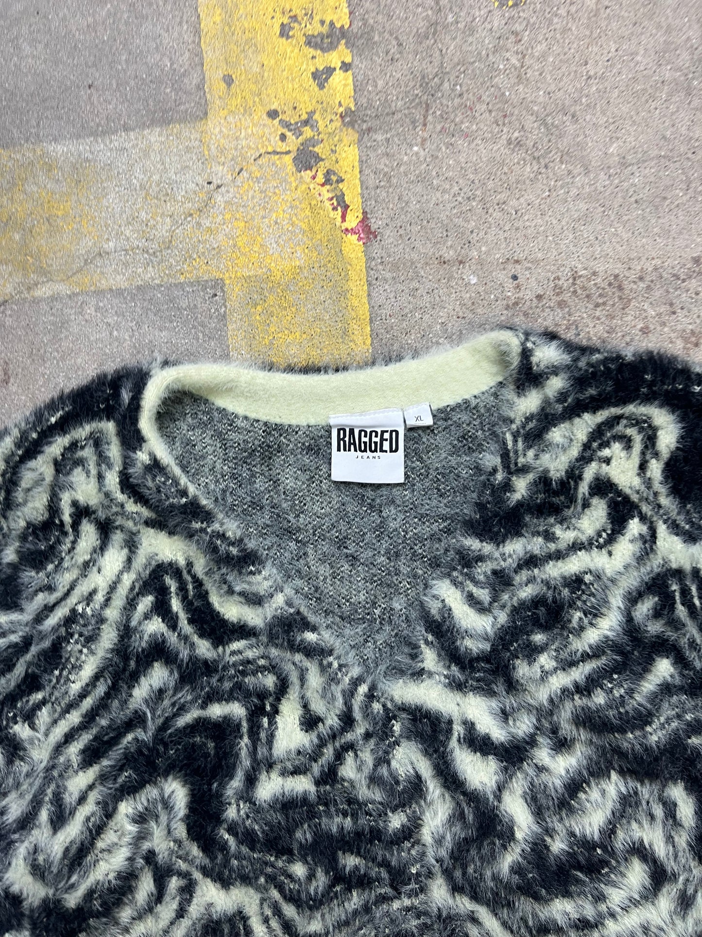 Ragged Jeans Cardigan | XL