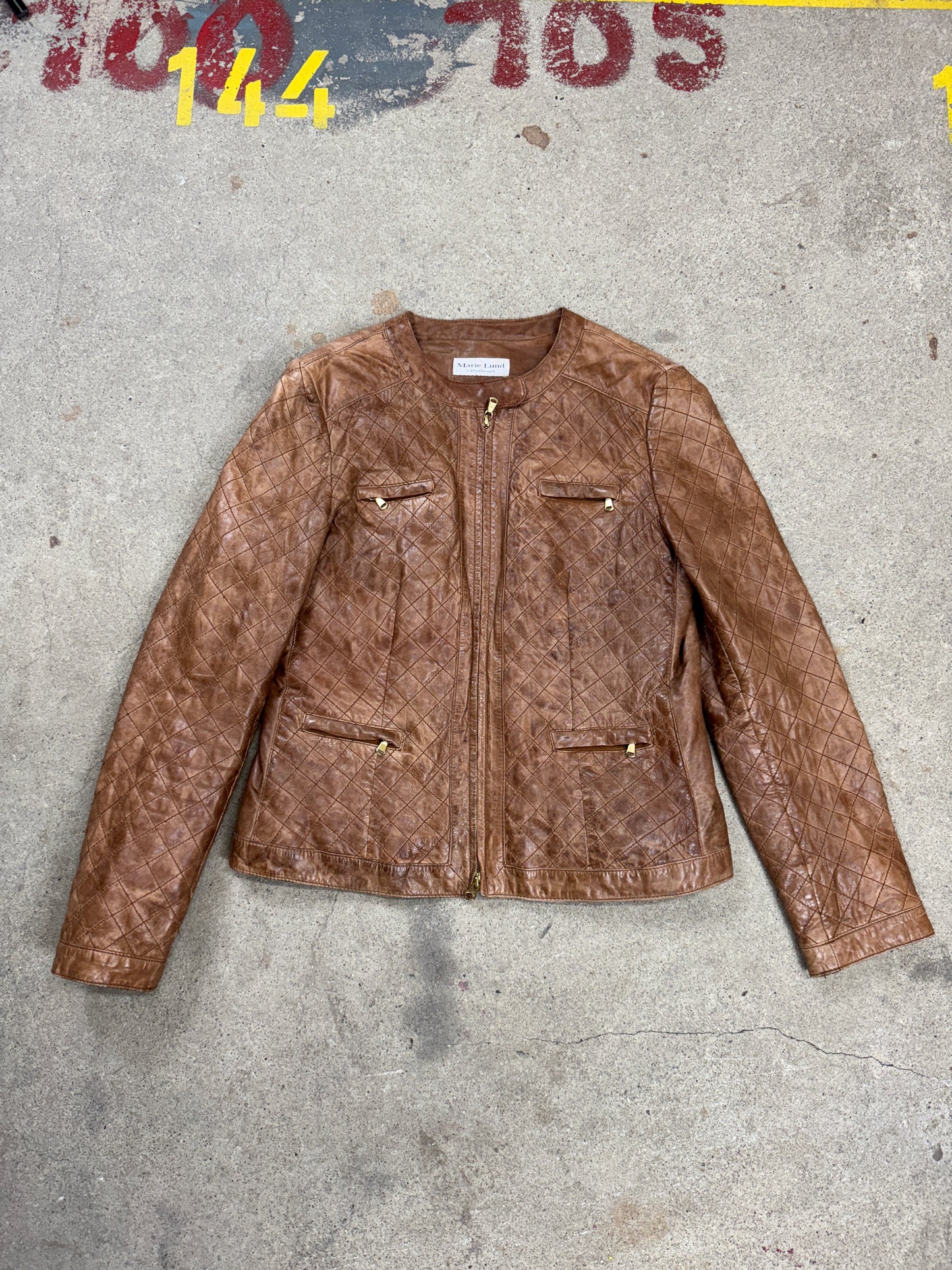 Marie Lund Lederjacke | XL