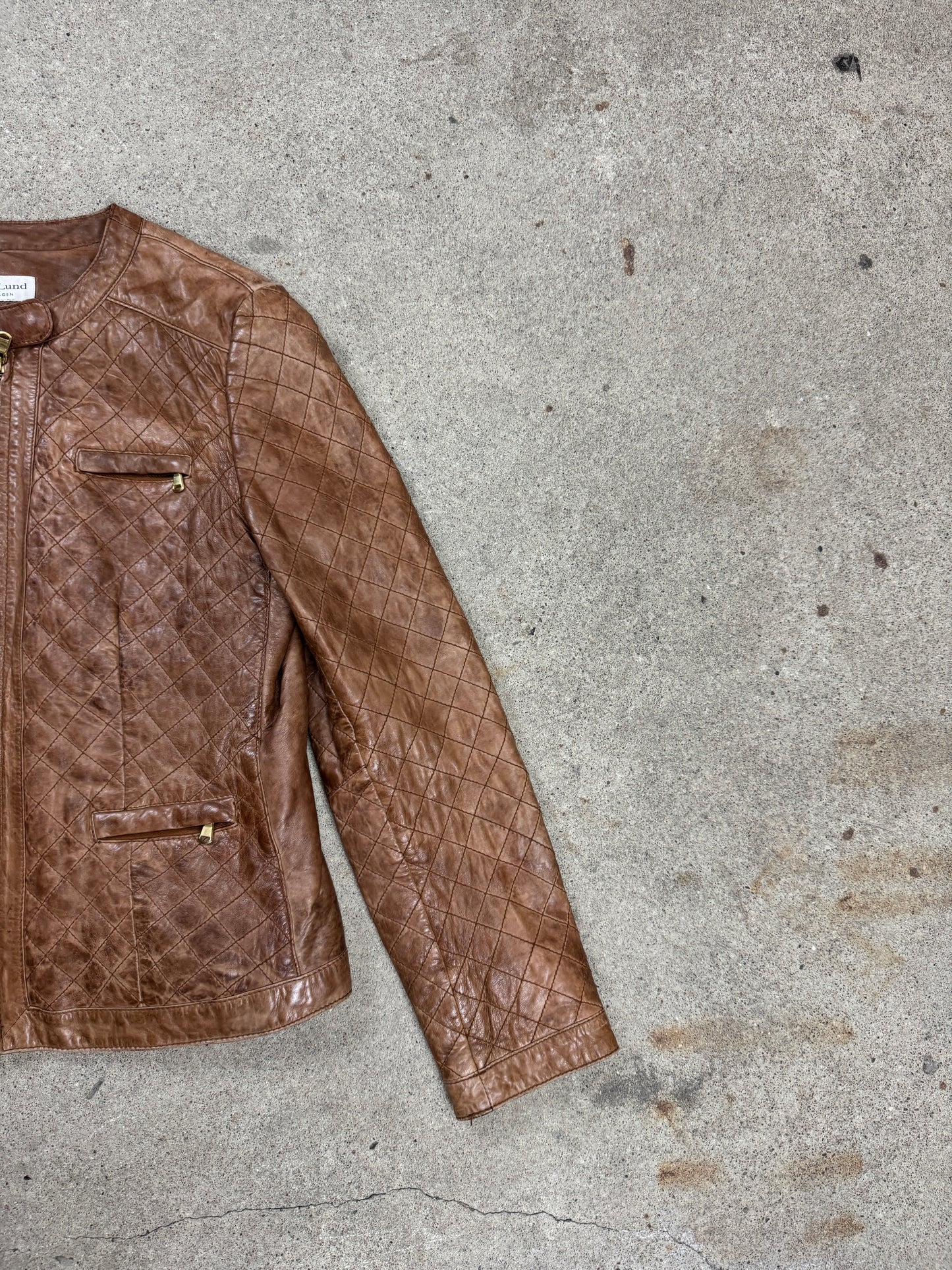 Marie Lund Lederjacke | XL