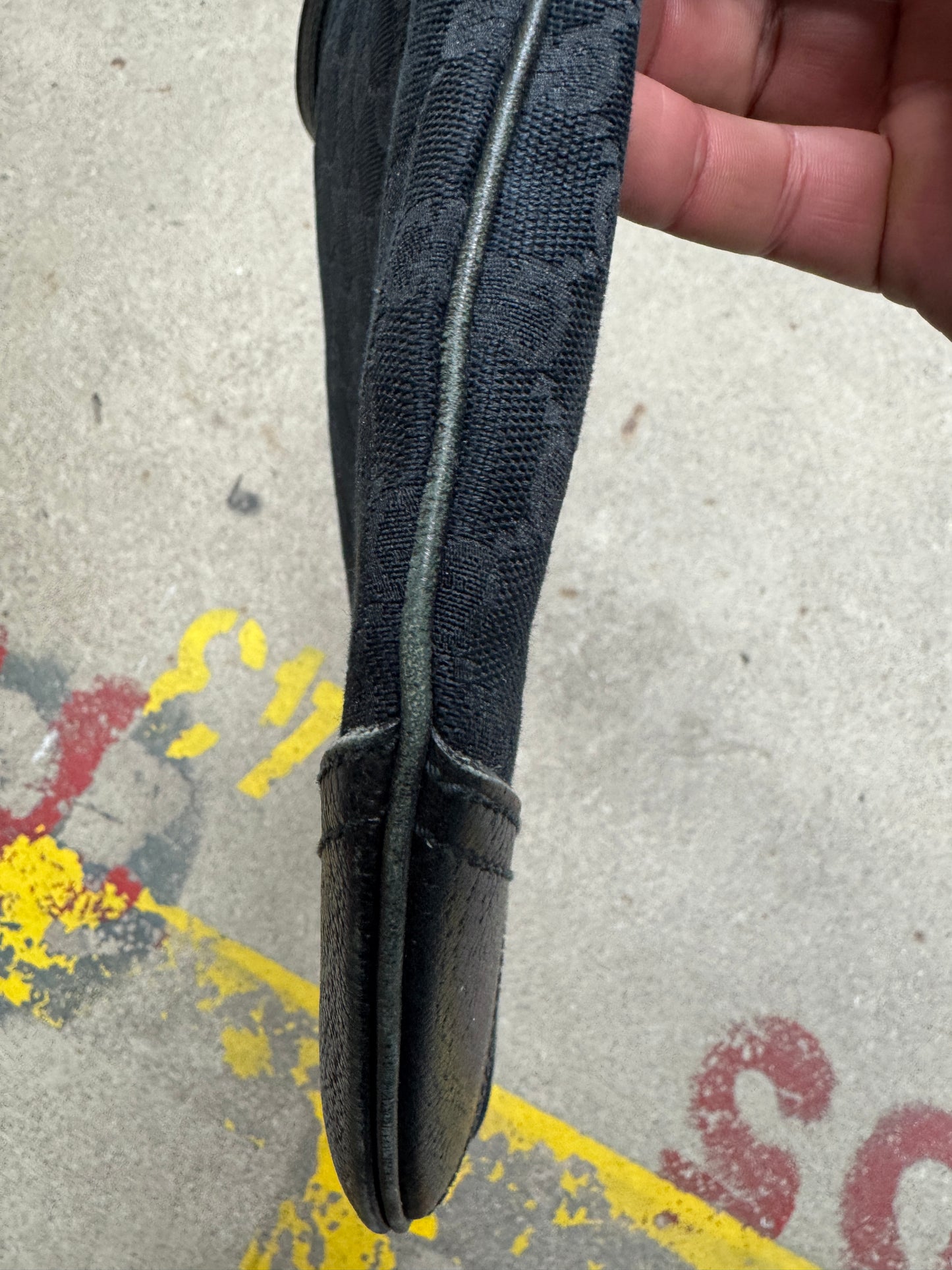 Gucci Black GG Canvas Web Princy Hobo Bag