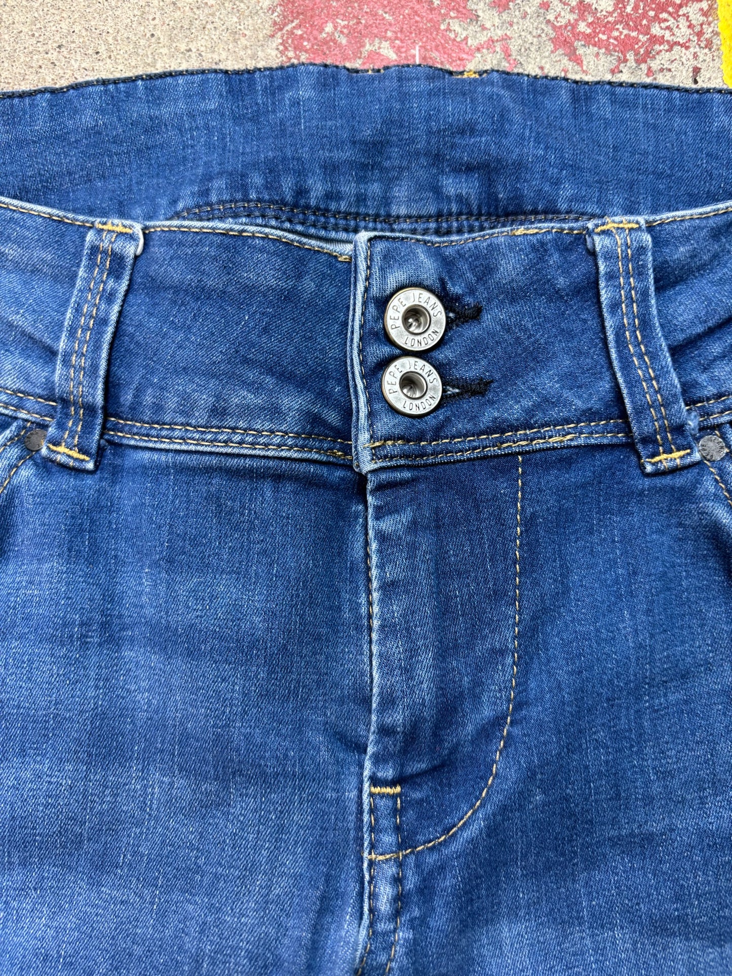 Pepe Low Waist Jeanshose | M
