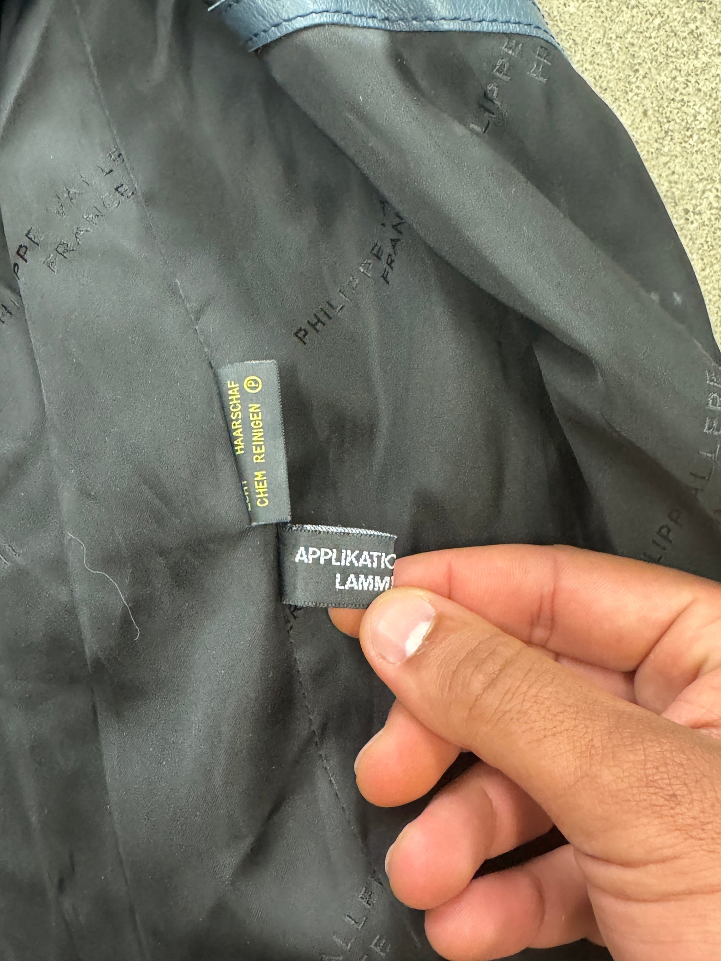Philippe Vallereuil Lederjacke | L