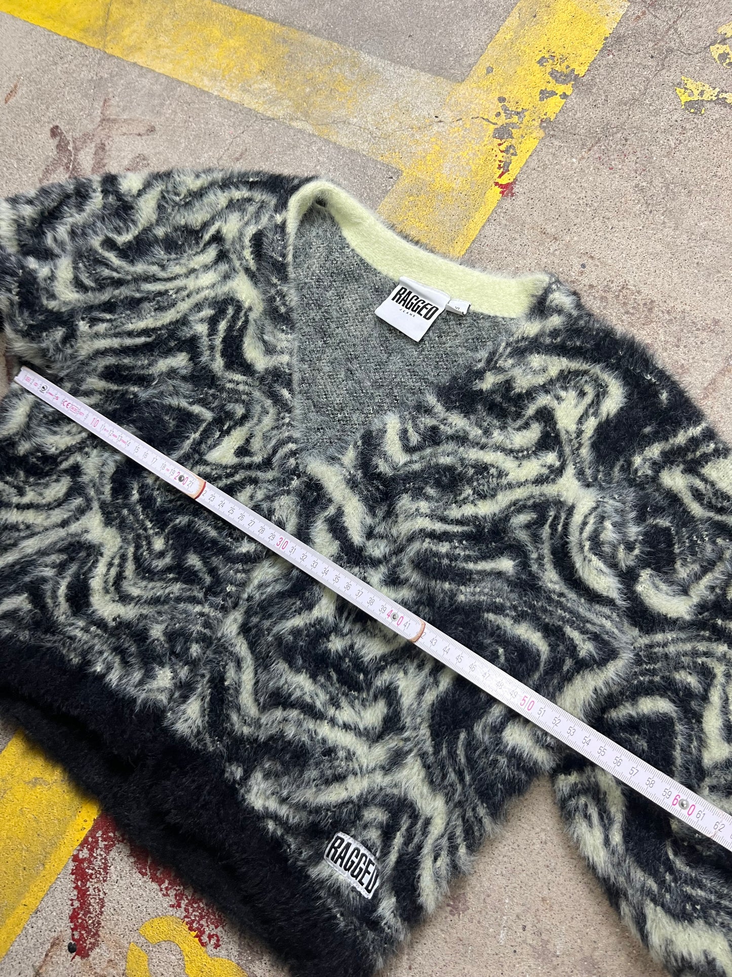 Ragged Jeans Cardigan | XL