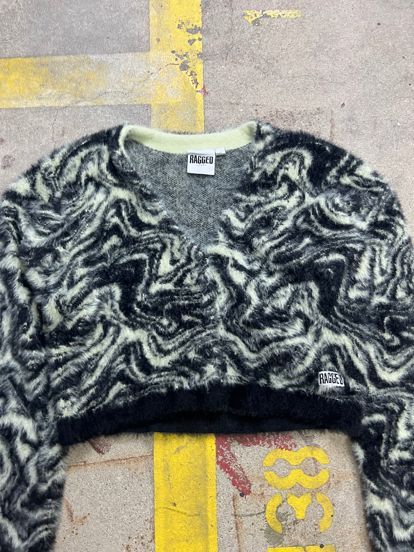 Ragged Jeans Cardigan | XL