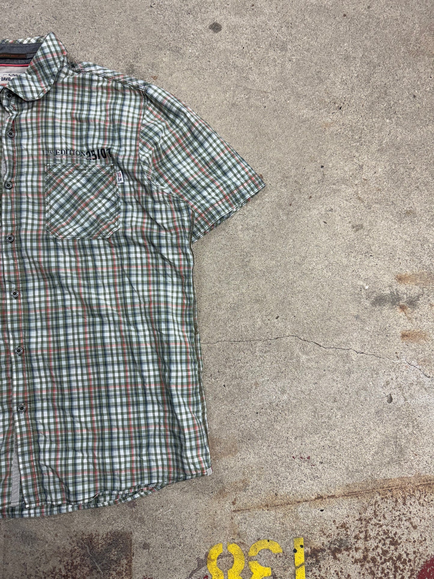 Camp David Hemd Kurz/XXL