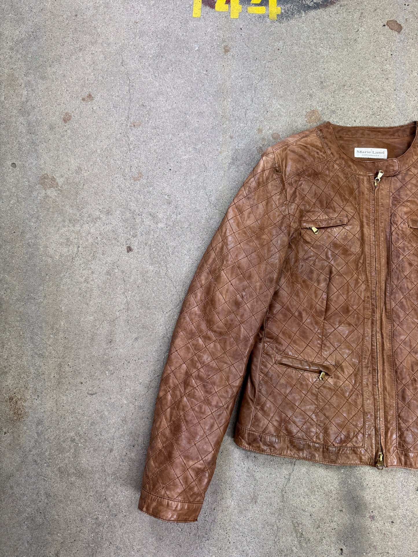 Marie Lund Lederjacke | XL