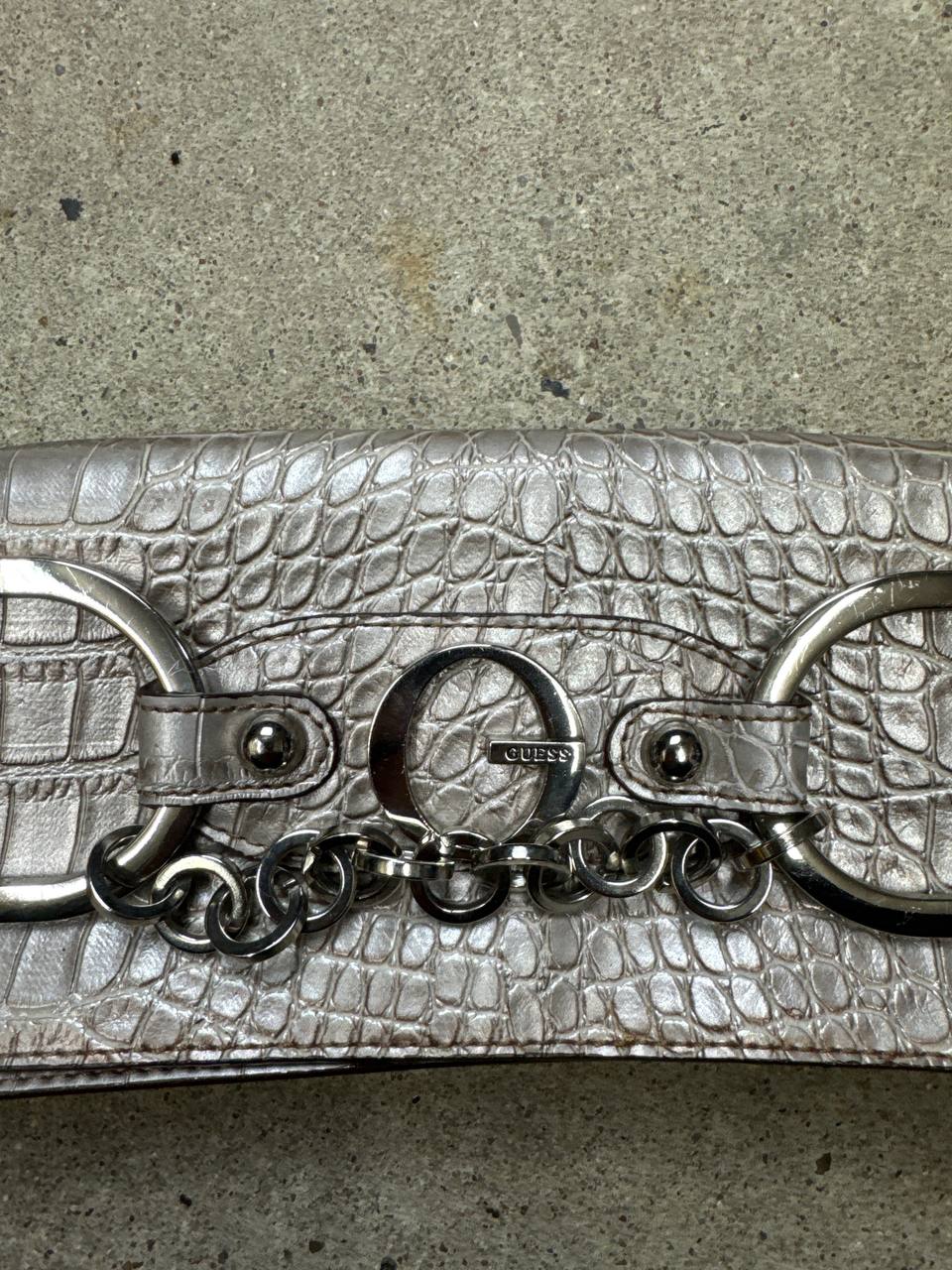 Guess | Handtasche Metallic Croc | One Size
