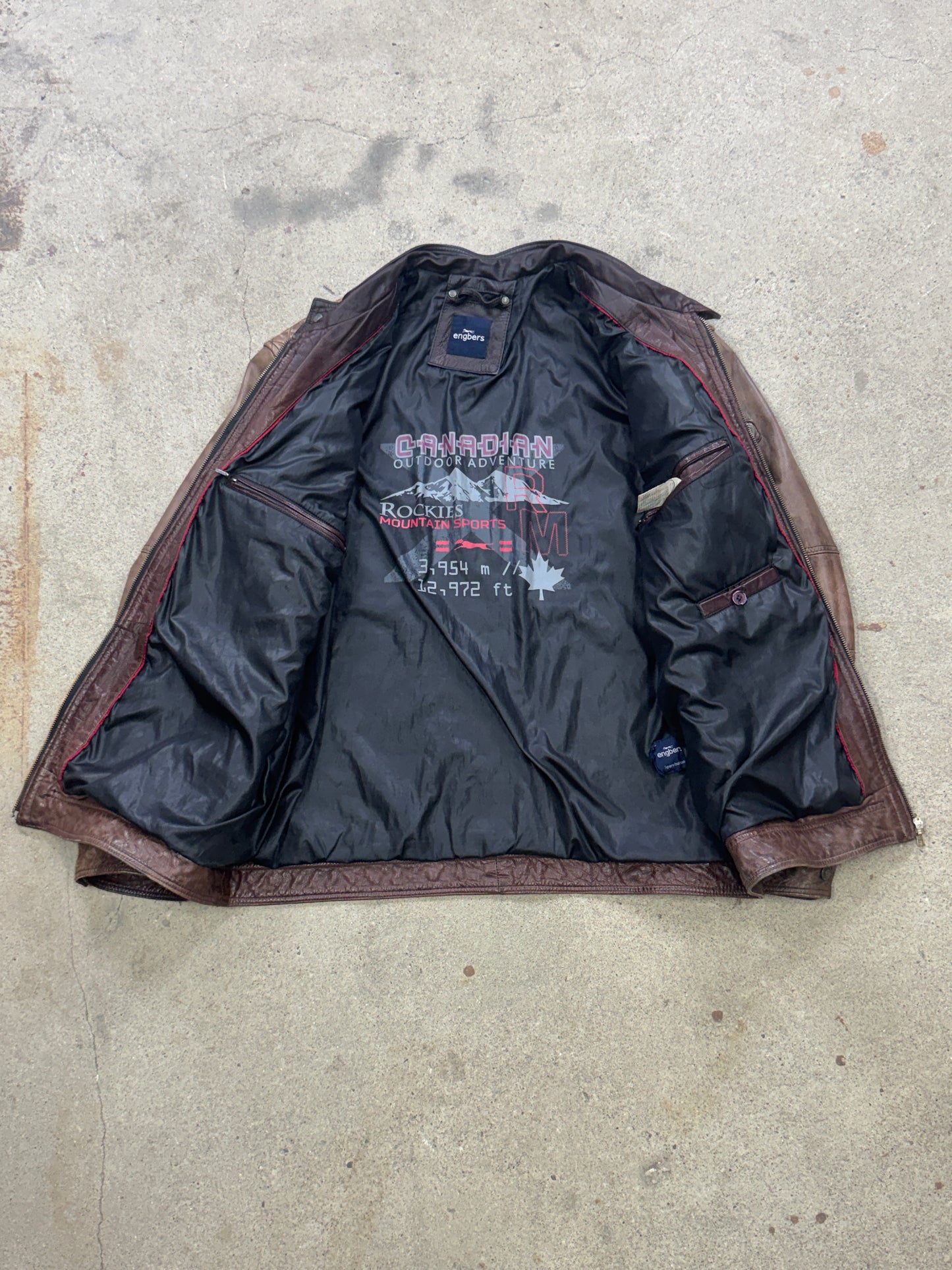 Engbers Lederjacke | 60 | XXL