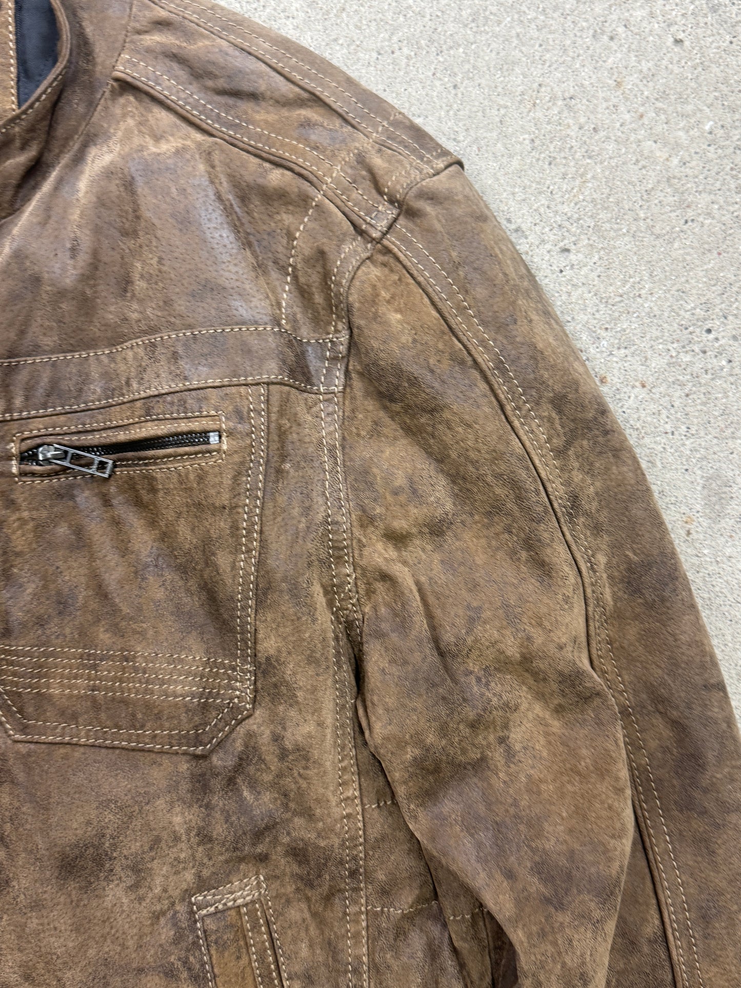 Angelo Litrico Lederjacke | 3XL