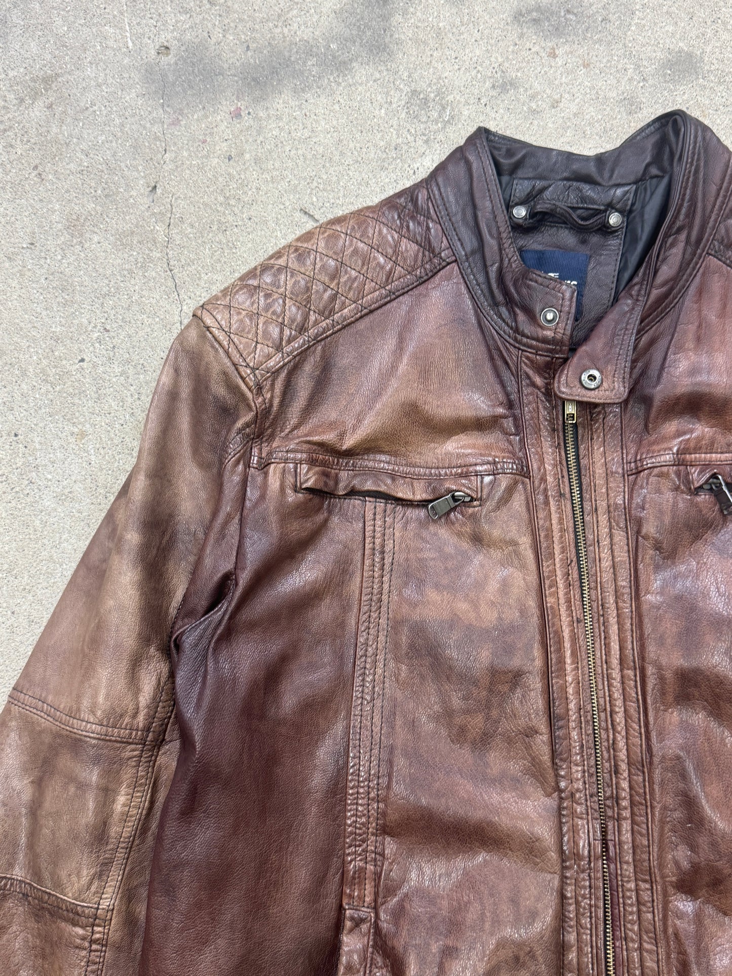 Engbers Lederjacke | 60 | XXL