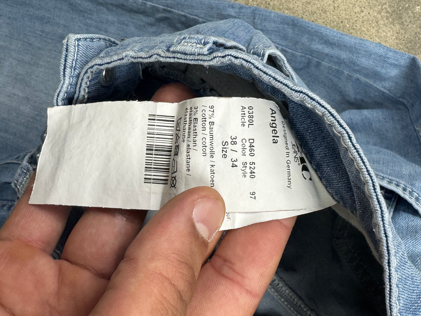 Mac Jeanshose | W38/L34 | M