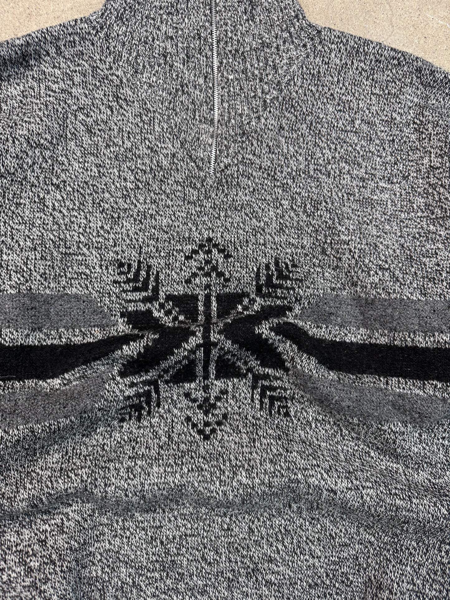 Strickpullover in Grau | M