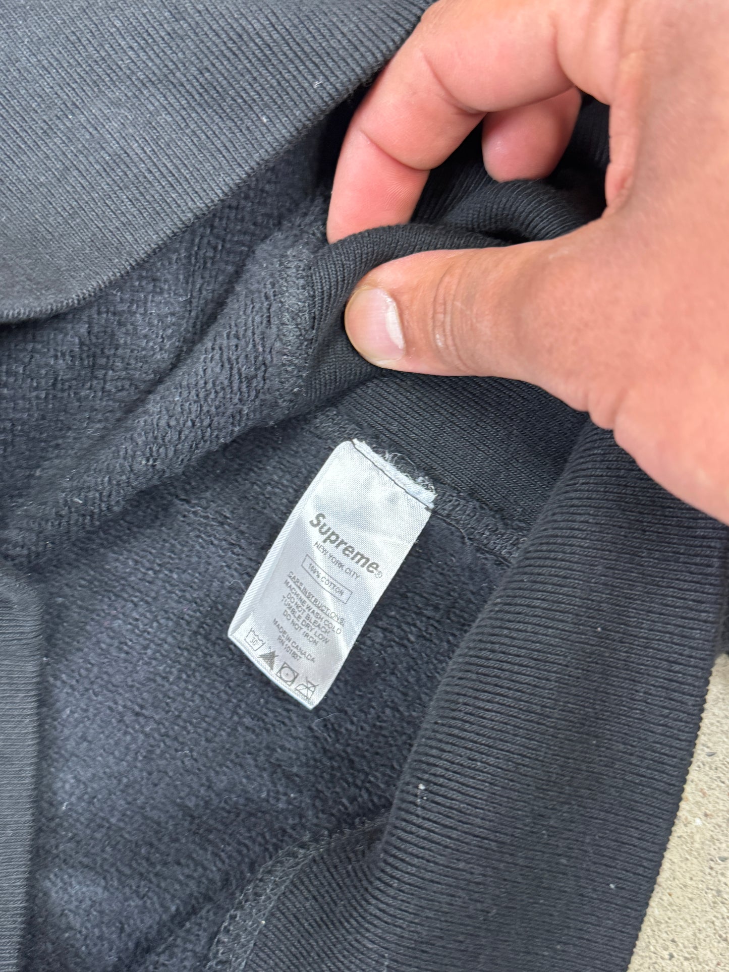 Supreme Box Logo Hooded Sweatshirt (fw17) Black | L