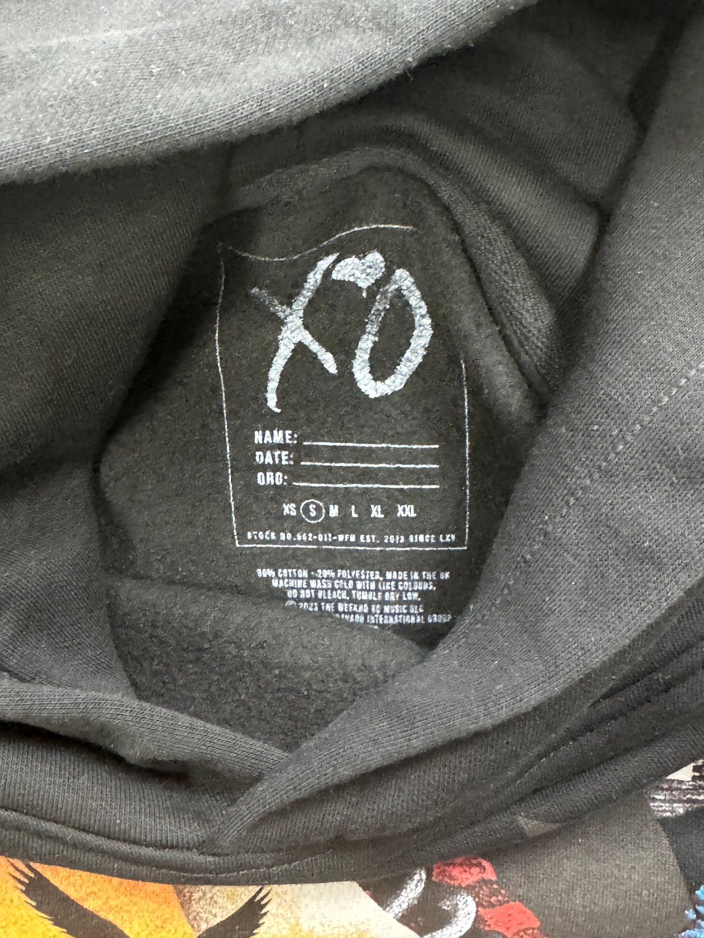 The Weeknd Hoodie | XO | S
