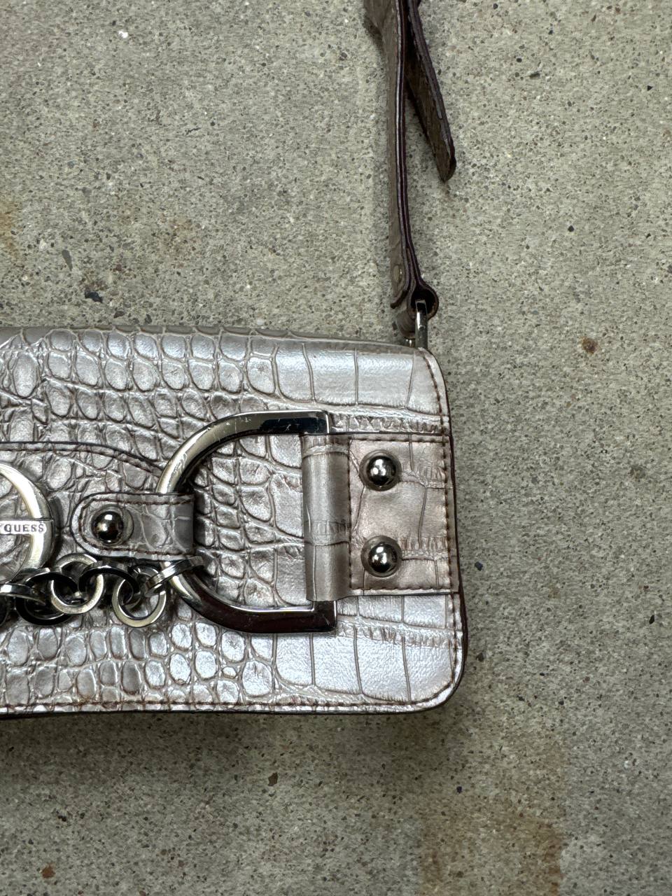 Guess | Handtasche Metallic Croc | One Size
