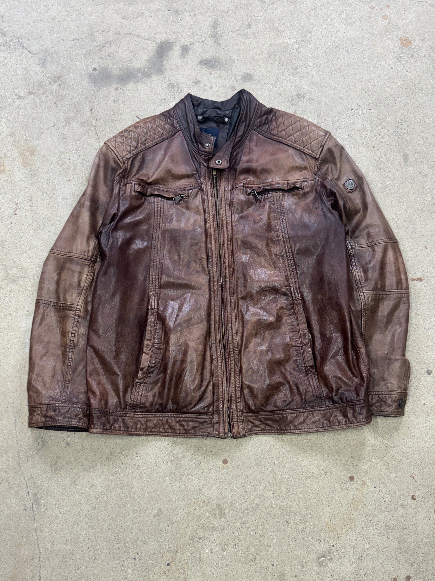 Engbers Lederjacke | 60 | XXL