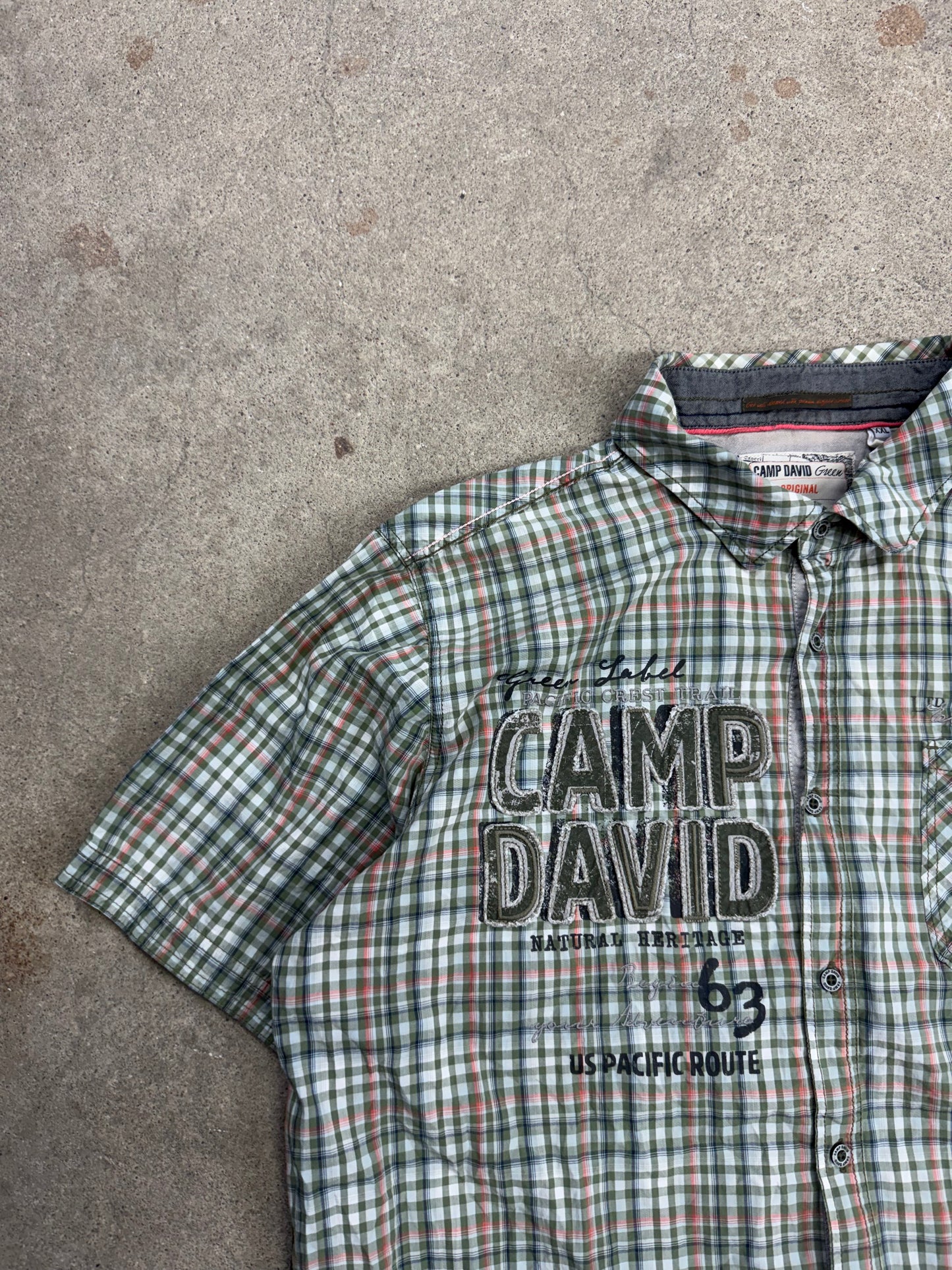 Camp David Hemd Kurz/XXL