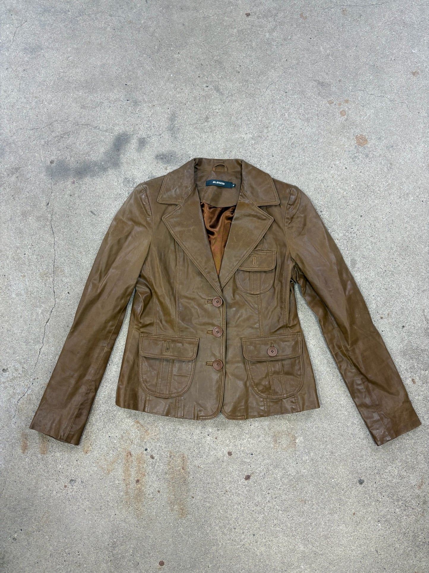 Blend Lederjacke | M