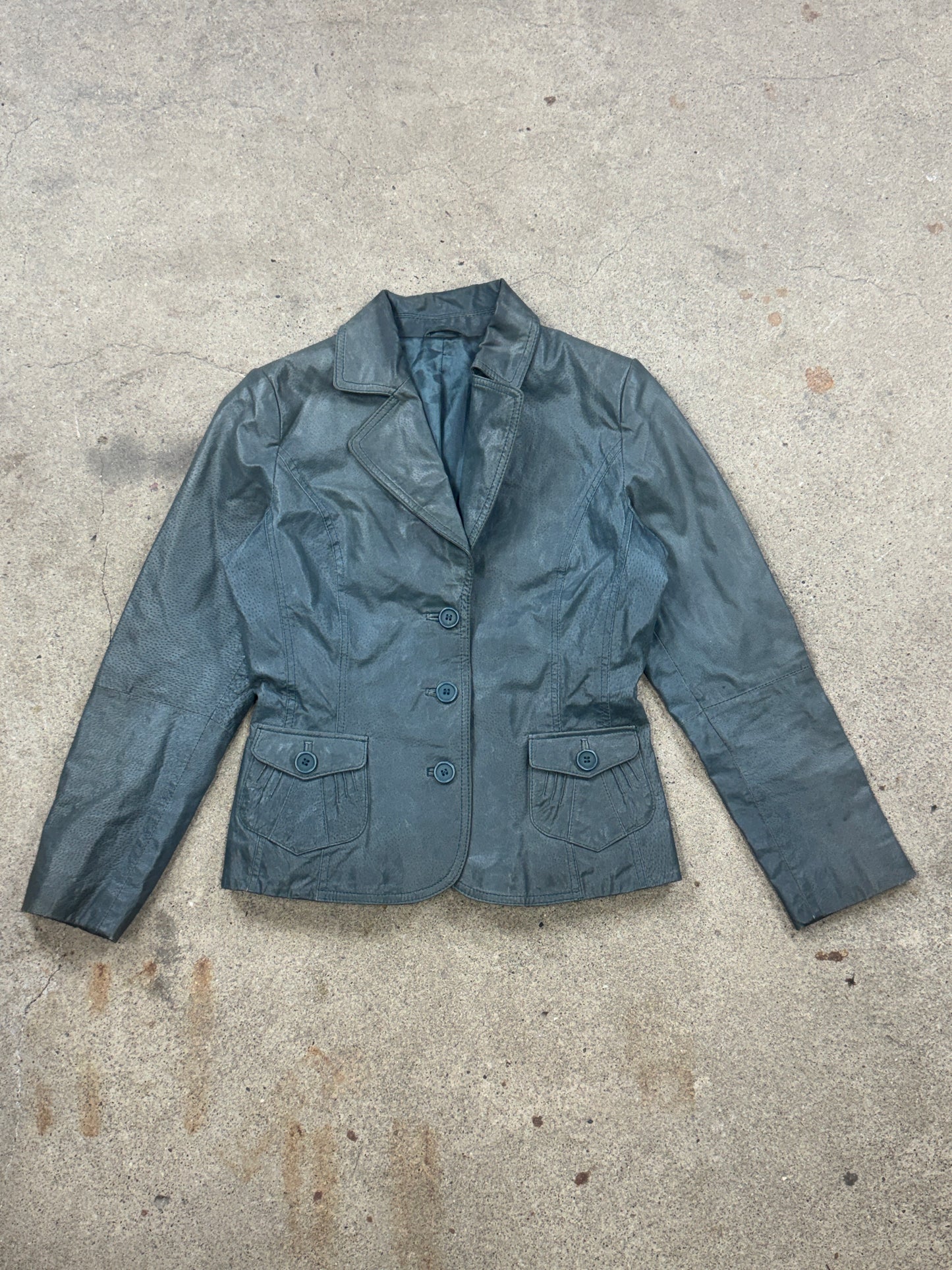 Vintage Lederjacke | L | 40