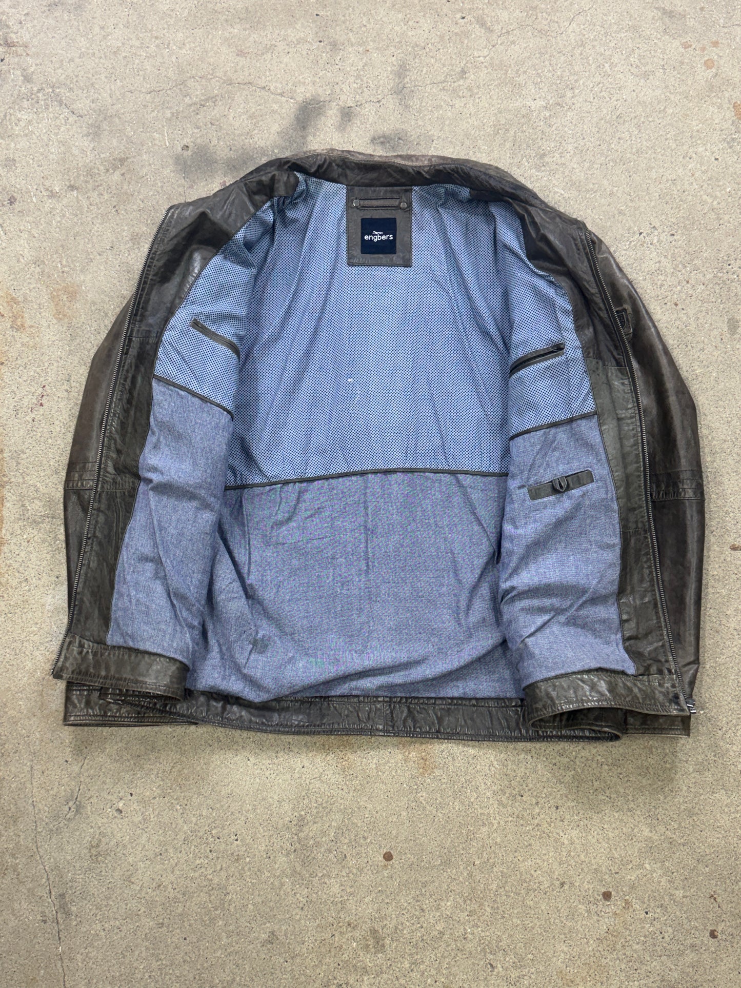 Engbers Lederjacke | 60 | XXL