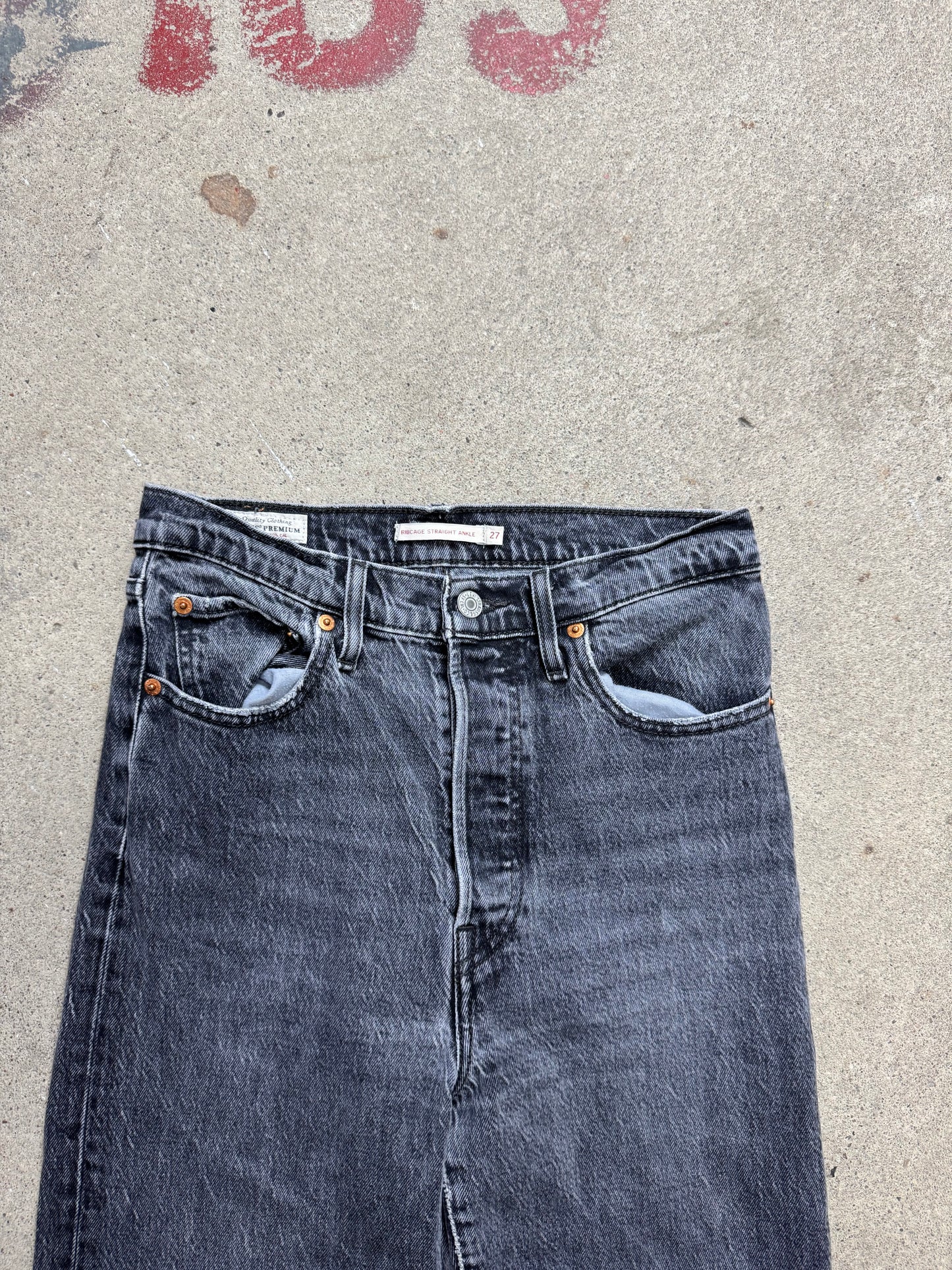 Levis Jeanshose | Ribcage Straight Ankle | S