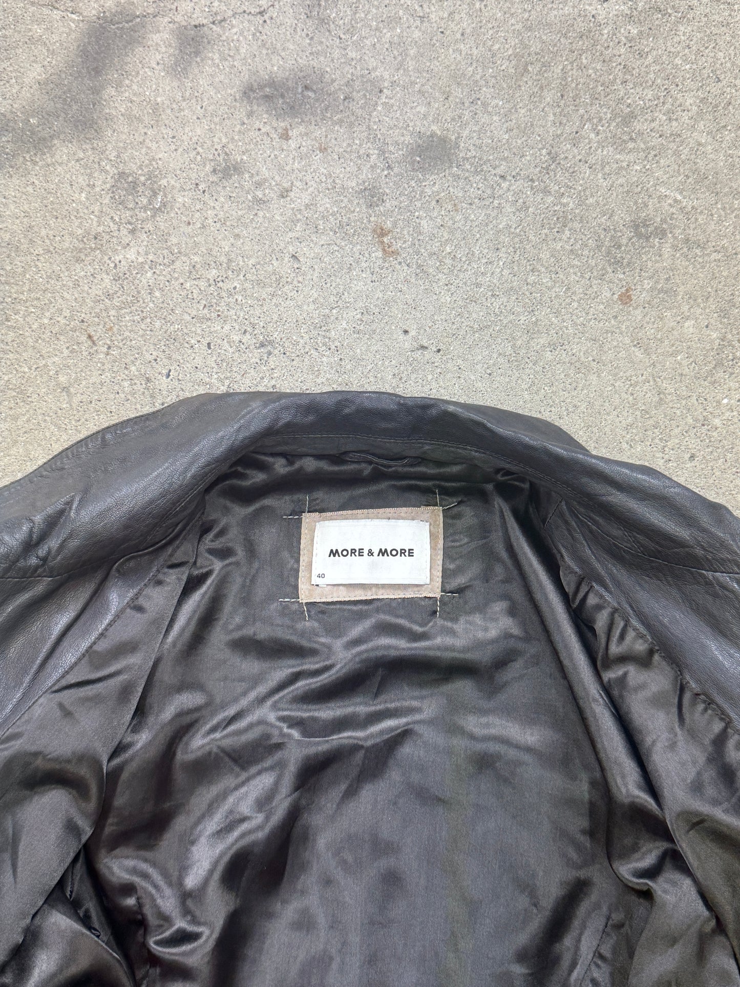 More and More Lederjacke | 40 | L