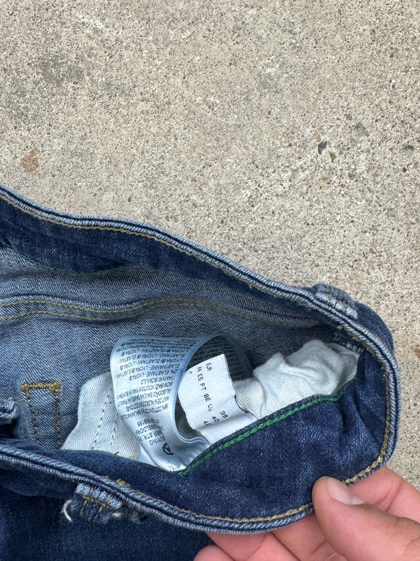 Low Waist Jeanshose | 38 | M