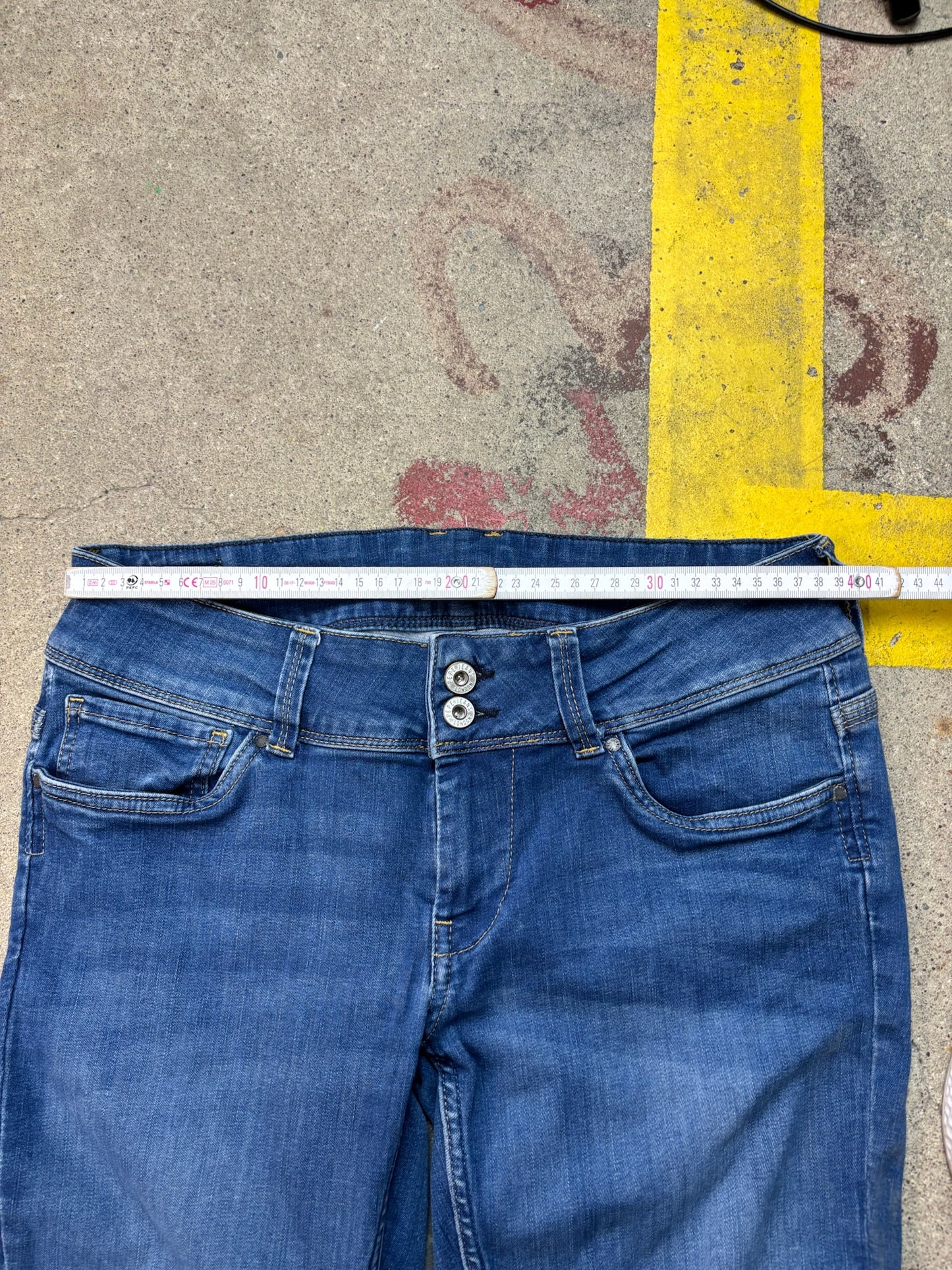 Pepe Low Waist Jeanshose | M