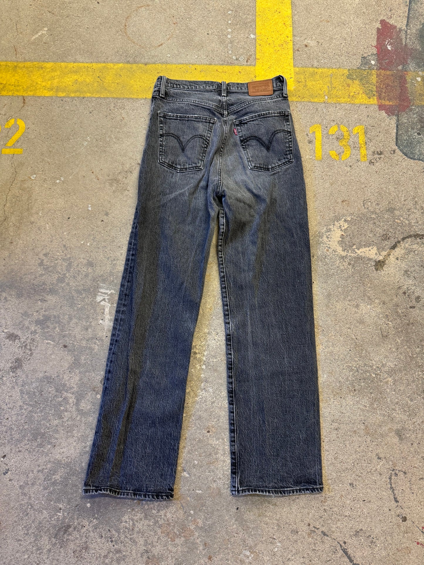 Levis Ribcage Straight Ankle Jeanshose