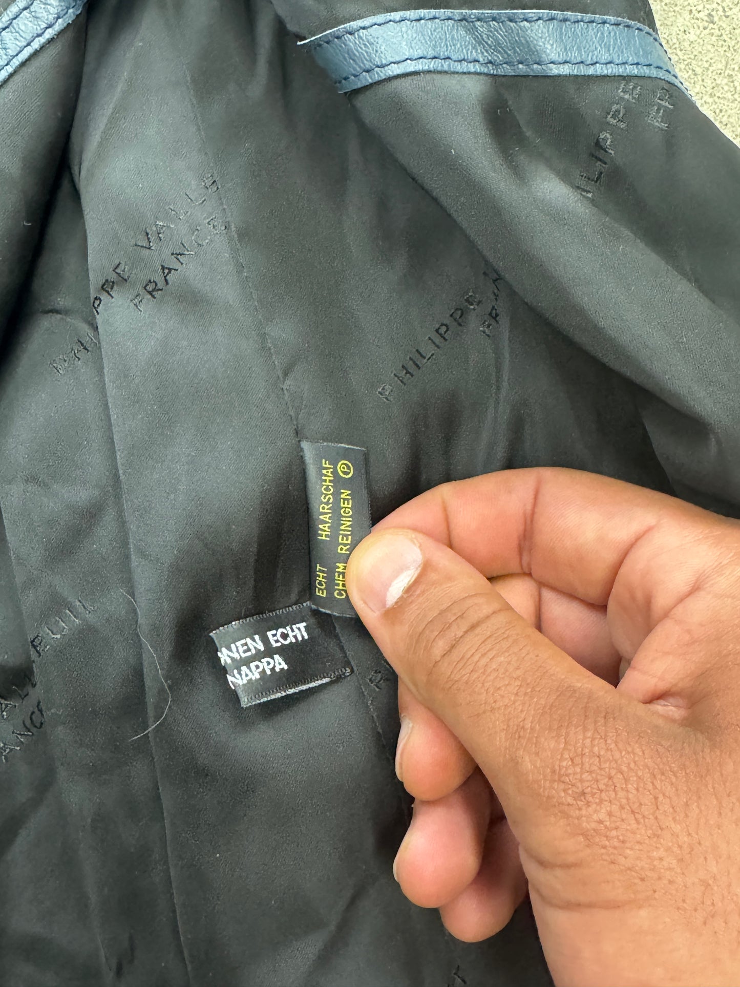 Philippe Vallereuil Lederjacke | L