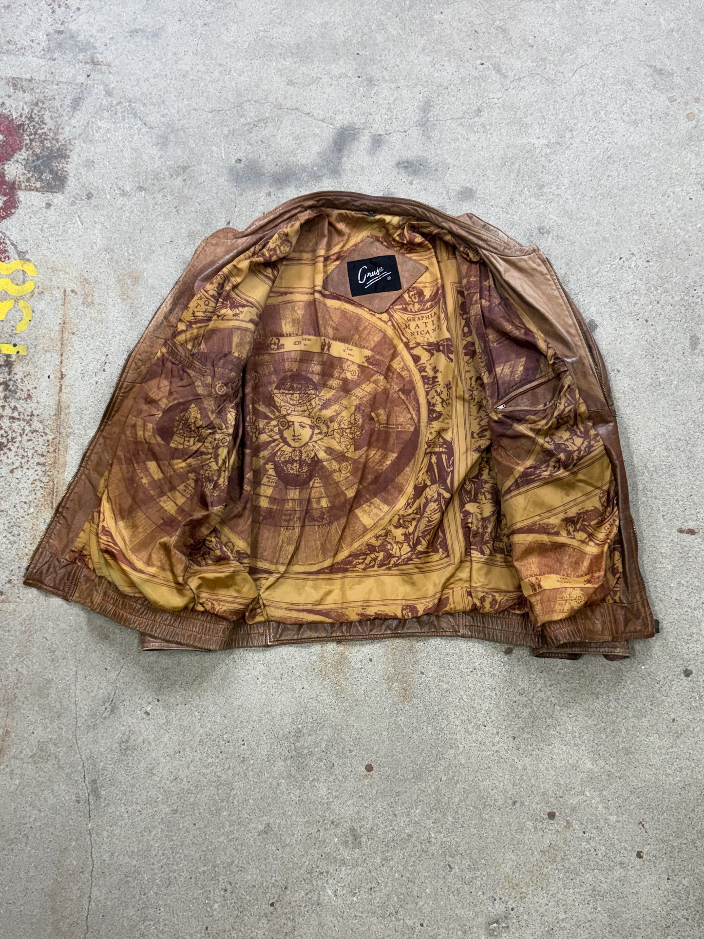 Vintage Lederjacke | 60 | XXL