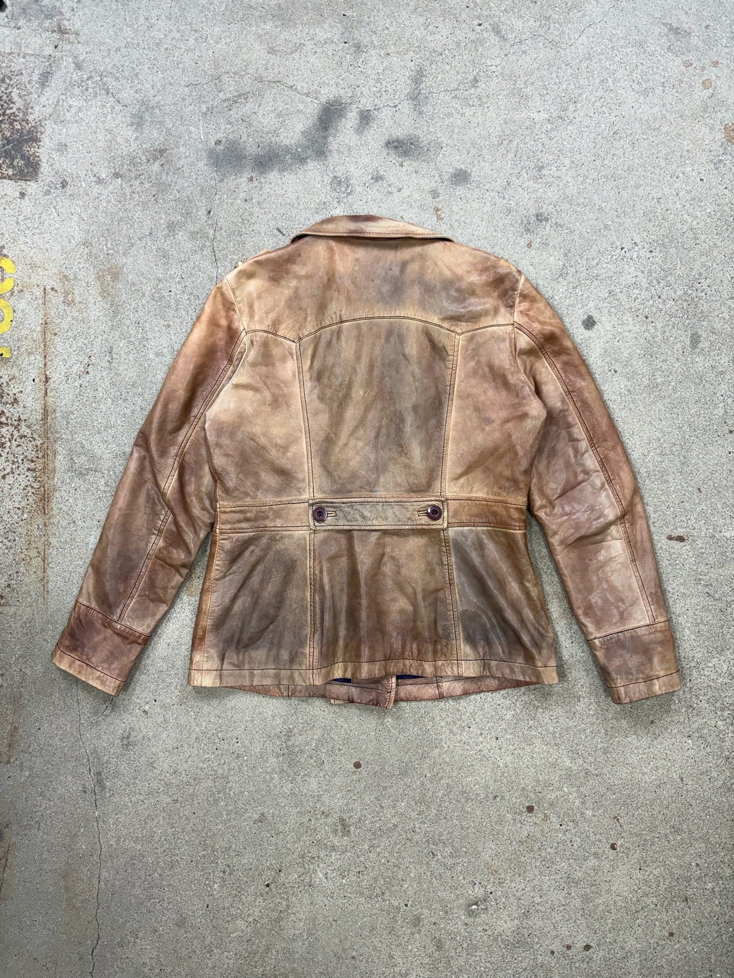 Lederjacke Vintage Damen | XL