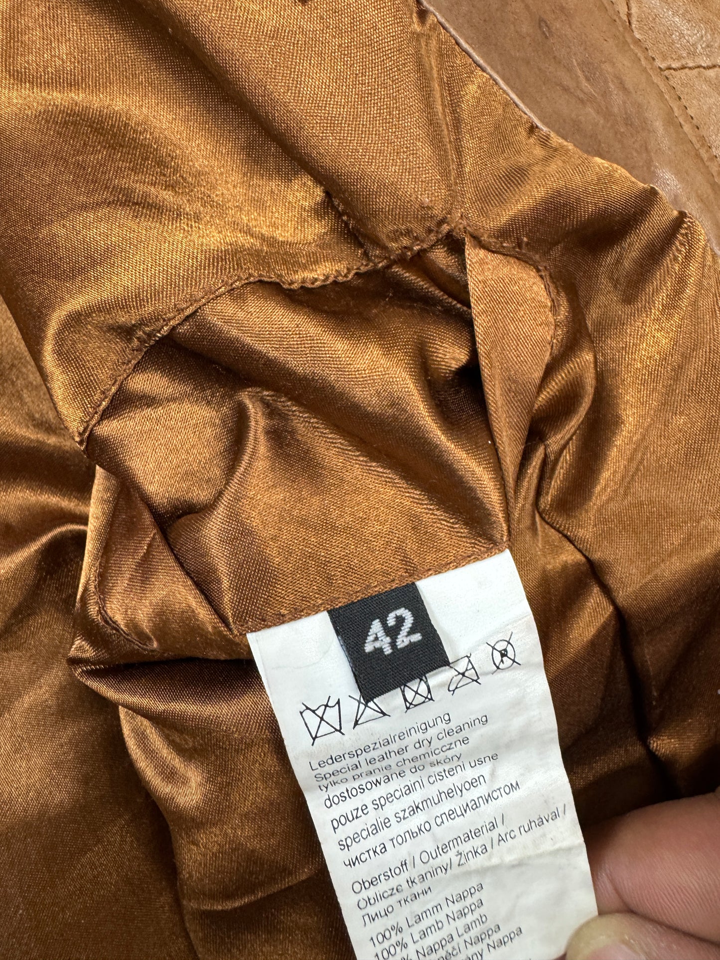 Marie Lund Lederjacke | XL