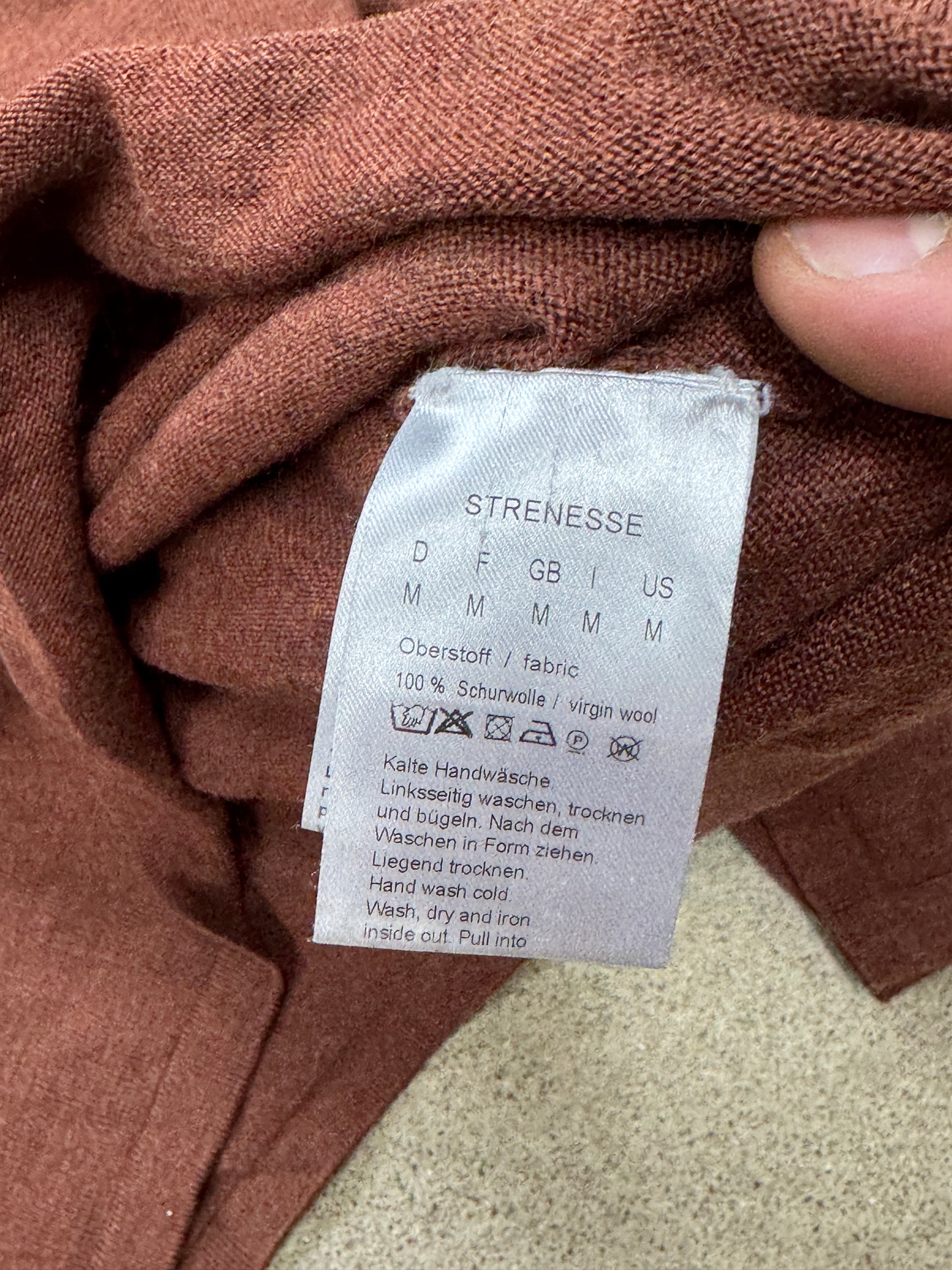 Strenesse 100% Schnurwolle Sweater | M