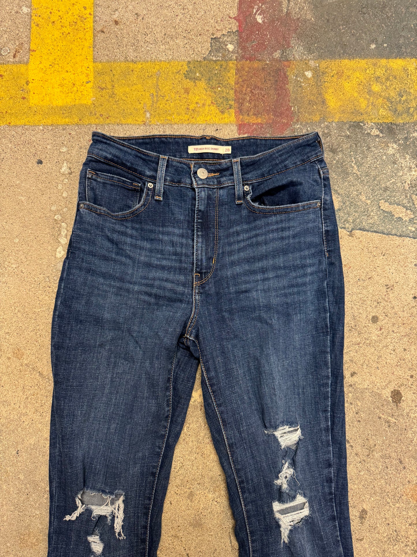 Levis Jeanshose 721 High Rise Skinny (28/30)