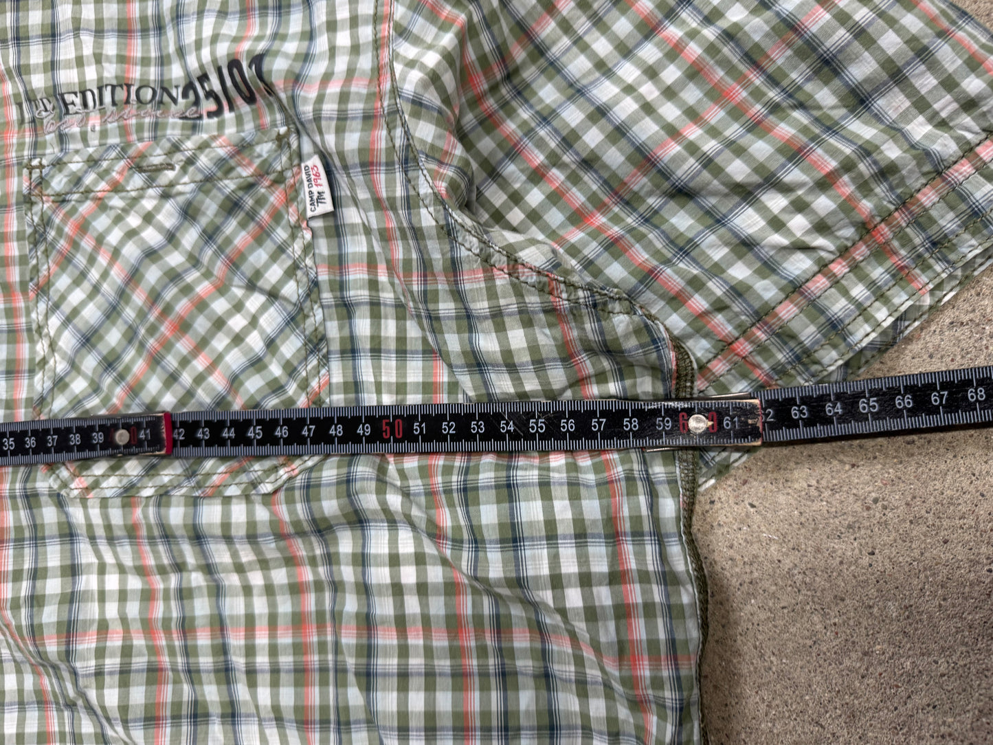 Camp David Hemd Kurz/XXL